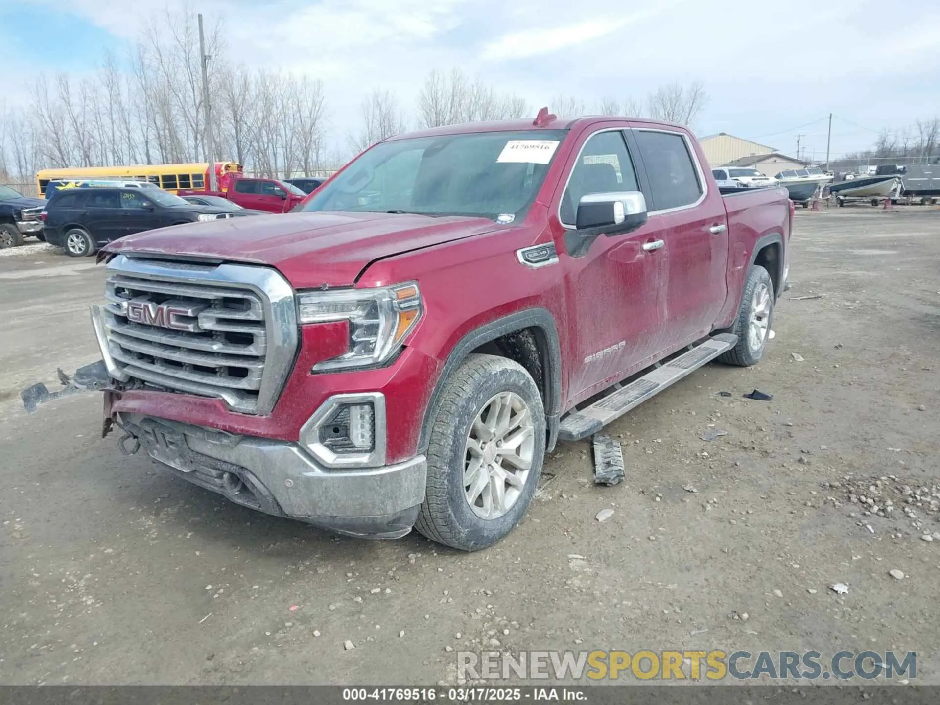 2 Photograph of a damaged car 3GTU9DED2LG252018 GMC SIERRA 1500 2020