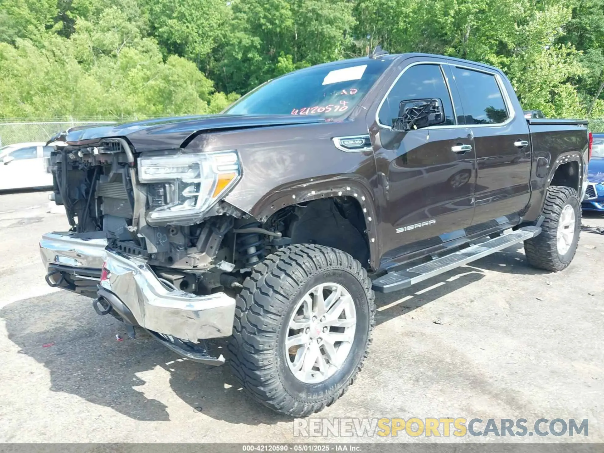 2 Photograph of a damaged car 3GTU9DED9LG286487 GMC SIERRA 1500 2020