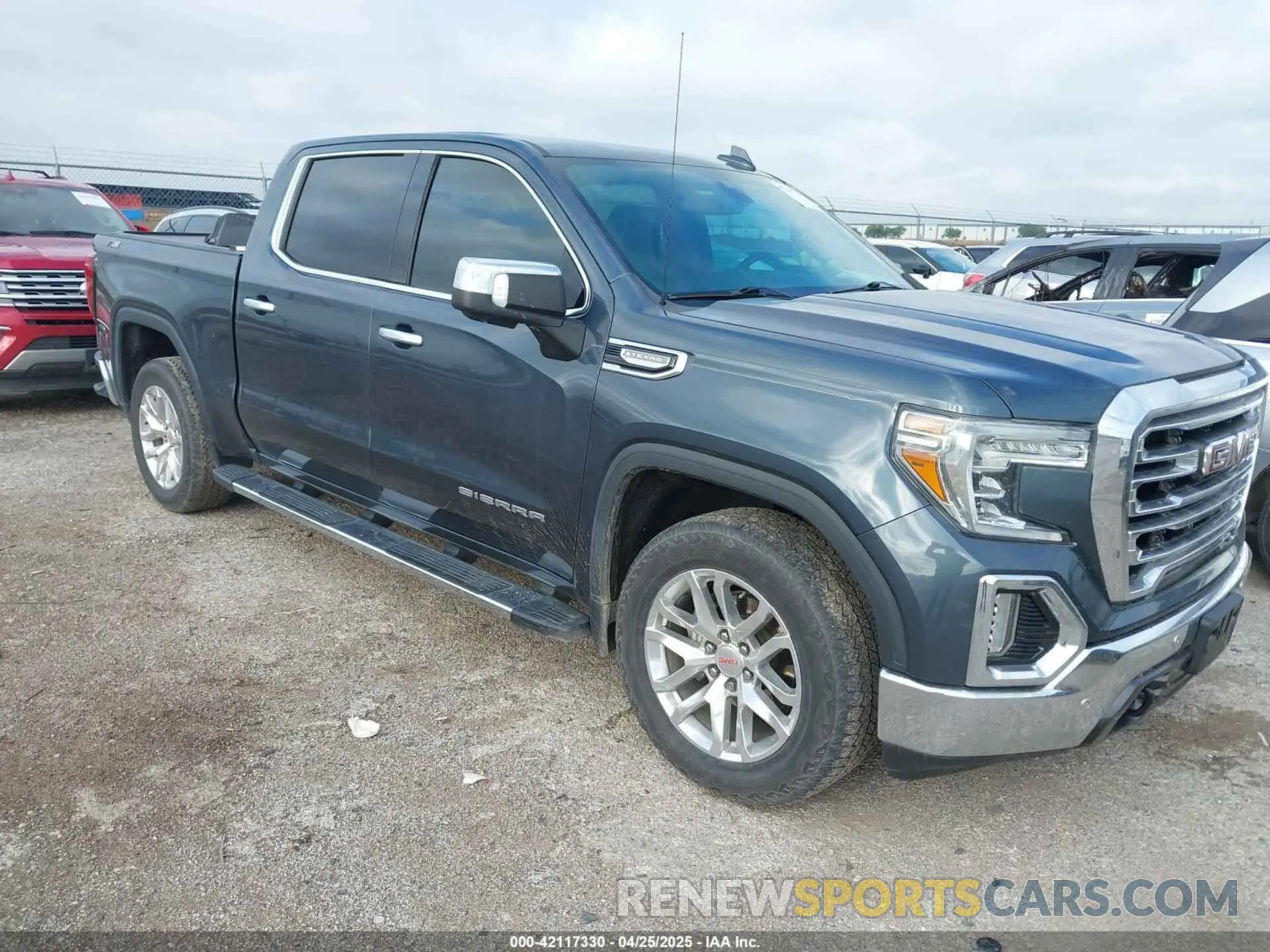 1 Photograph of a damaged car 3GTU9DED9LG410046 GMC SIERRA 1500 2020