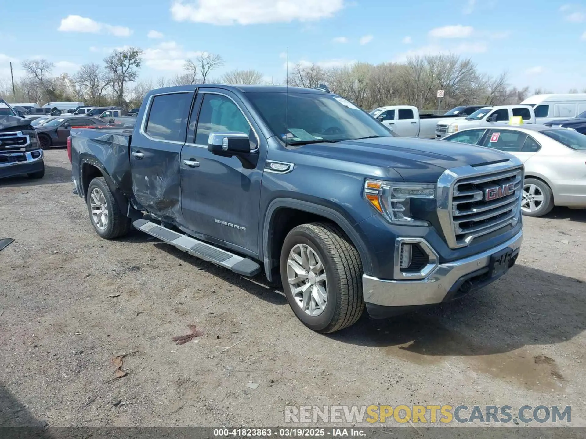 1 Photograph of a damaged car 3GTU9DET4LG265392 GMC SIERRA 1500 2020