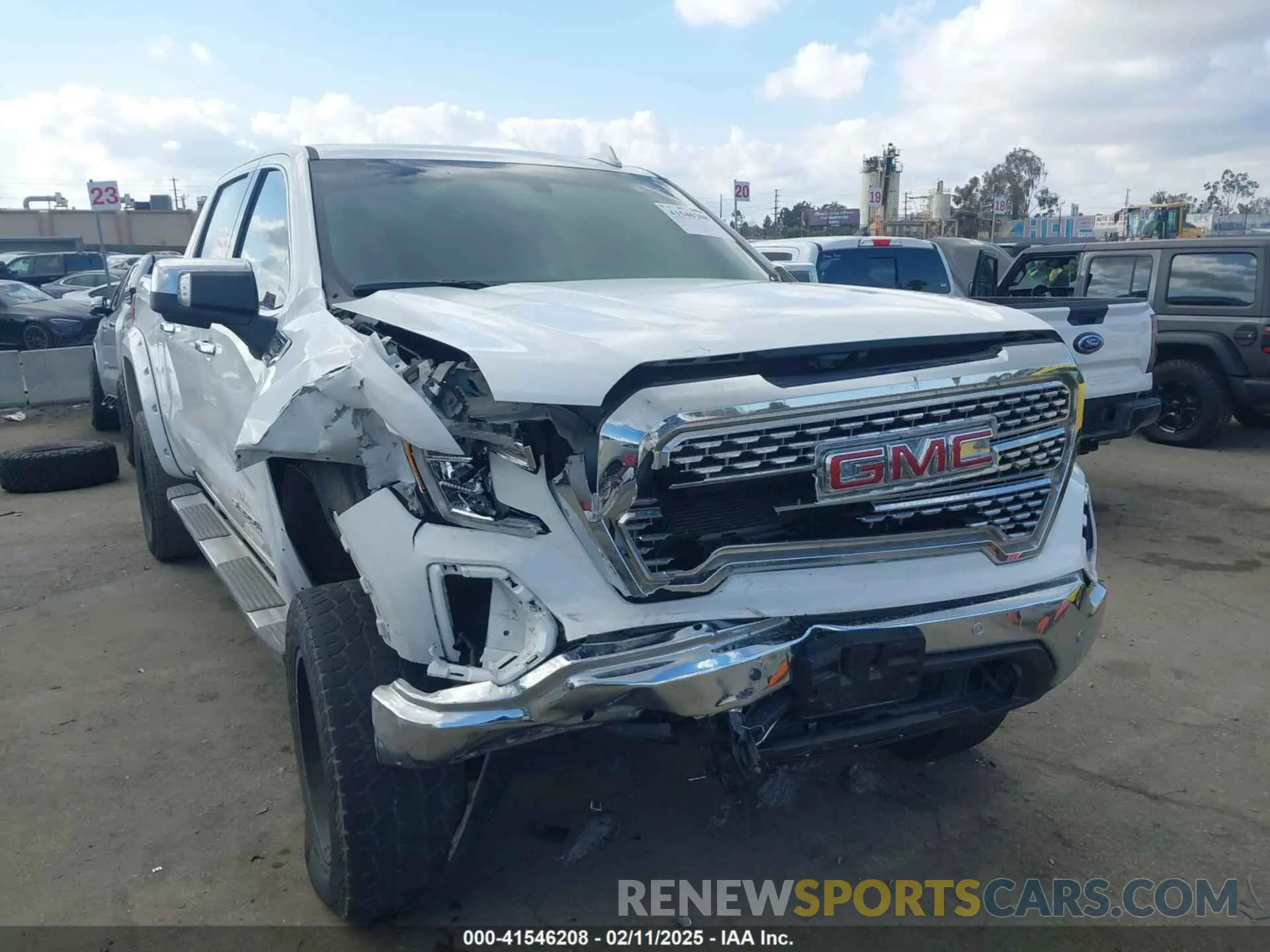 1 Photograph of a damaged car 3GTU9DETXLG292712 GMC SIERRA 1500 2020