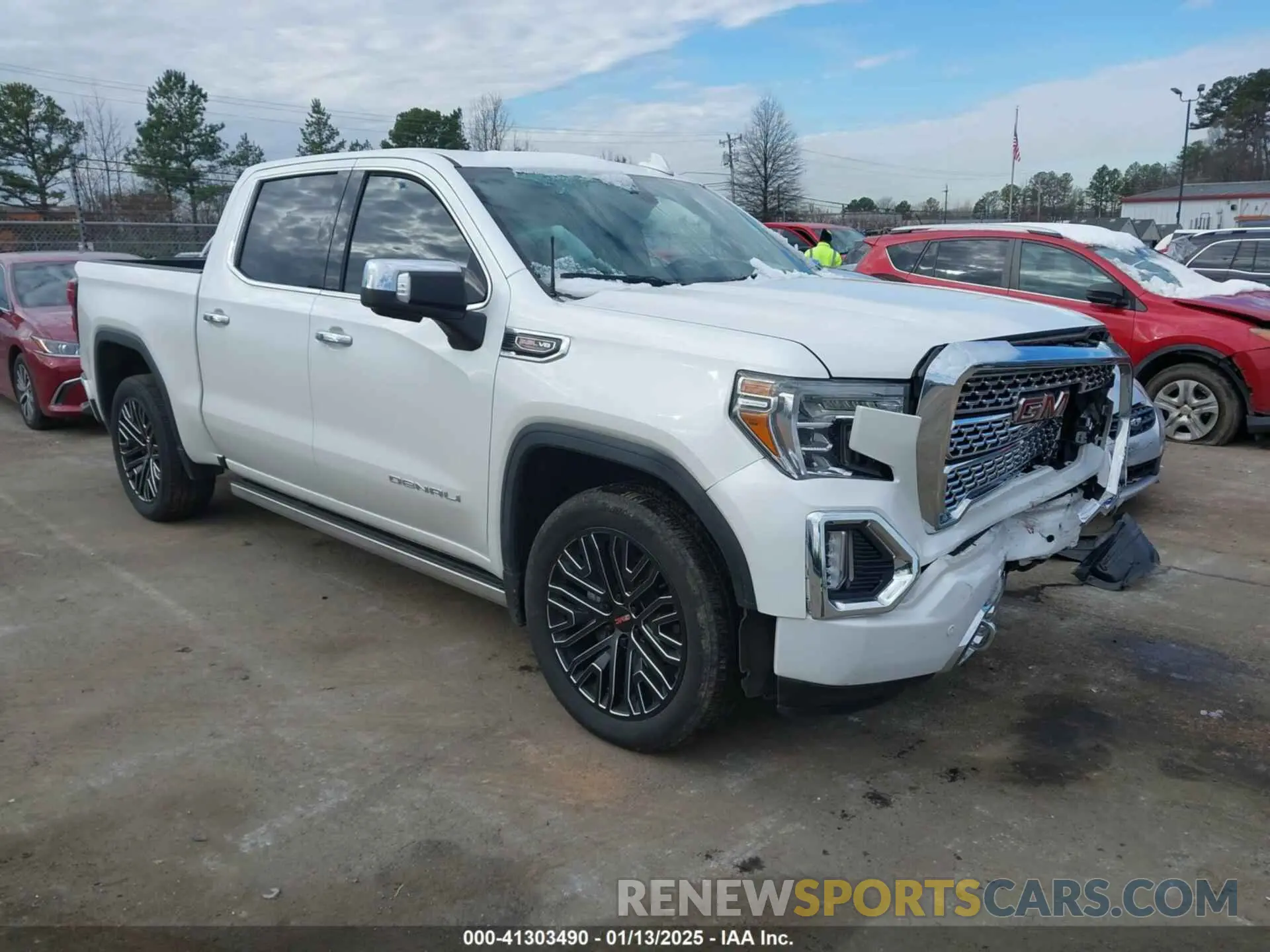 1 Photograph of a damaged car 3GTU9FELXLG371258 GMC SIERRA 1500 2020