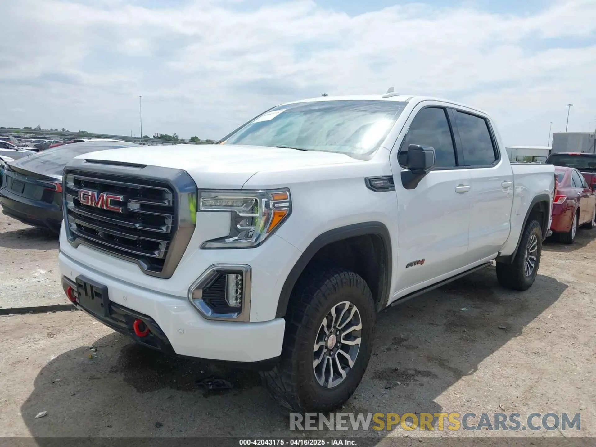 2 Photograph of a damaged car 1GTP9EEL1MZ331840 GMC SIERRA 1500 2021