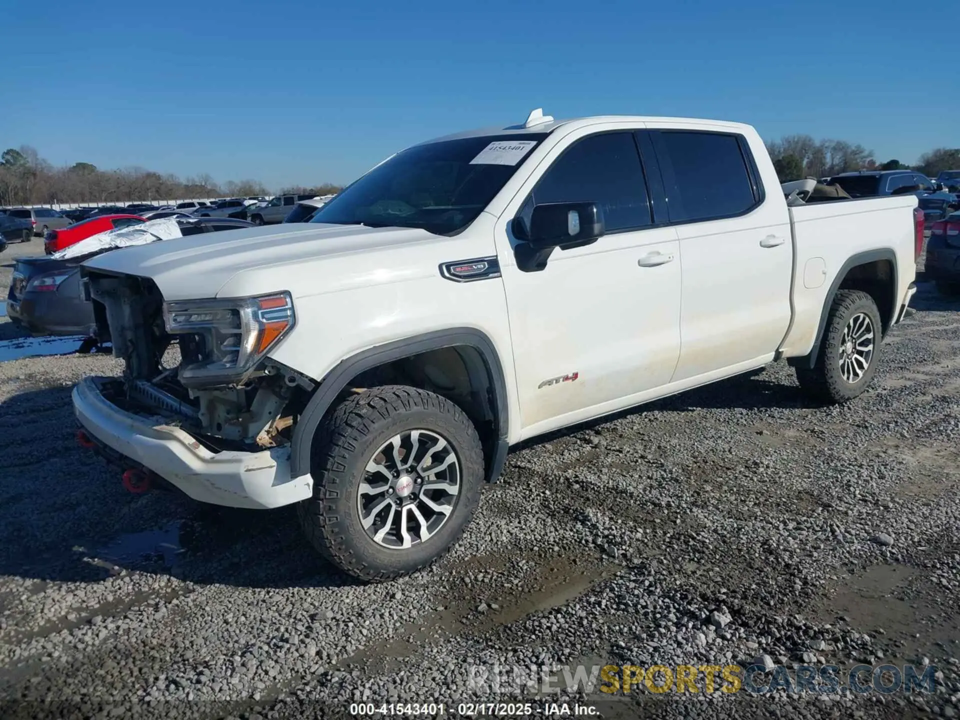 2 Photograph of a damaged car 1GTP9EEL4MZ227164 GMC SIERRA 1500 2021