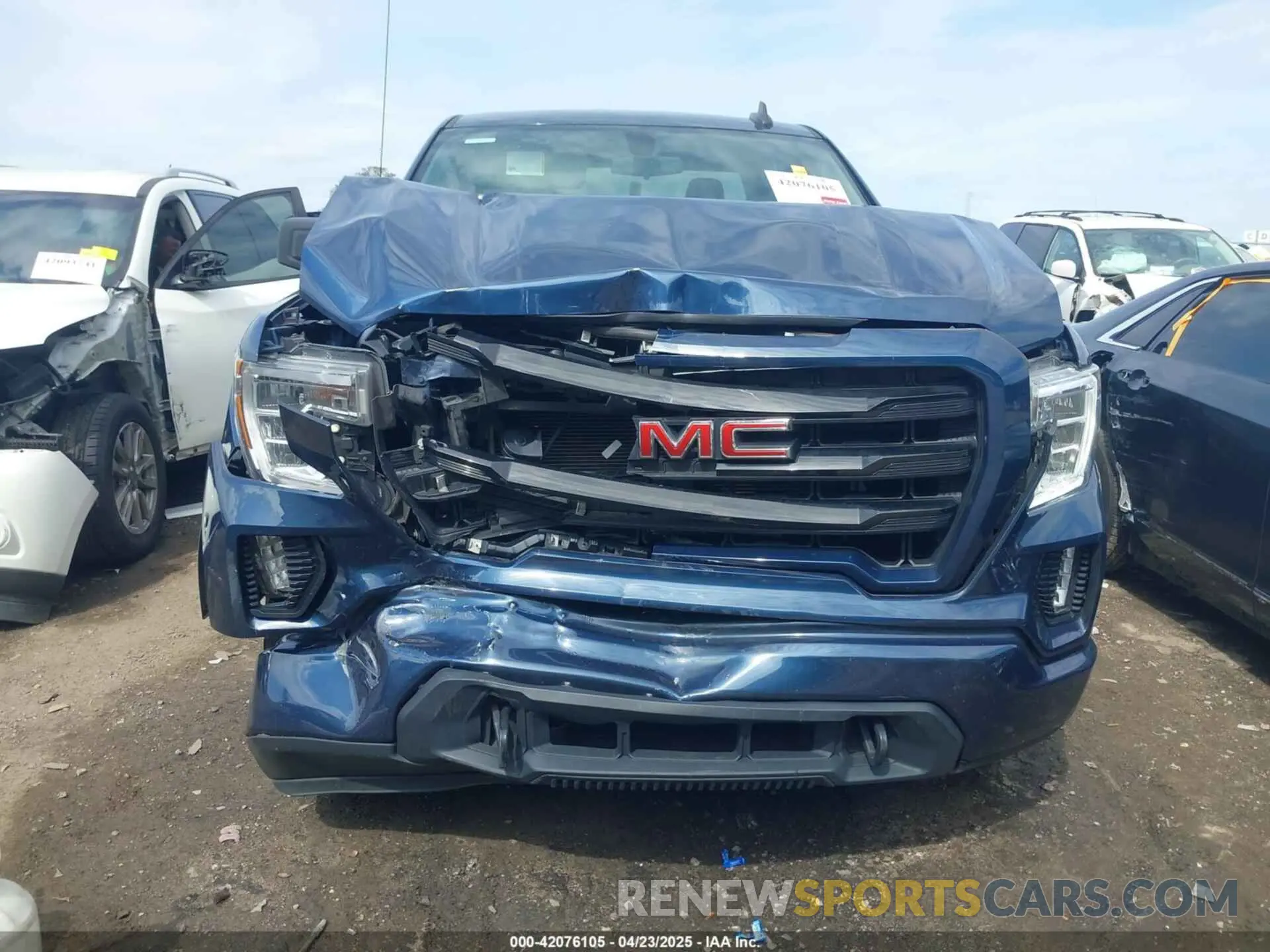 6 Photograph of a damaged car 1GTR9CEK7MZ166607 GMC SIERRA 1500 2021