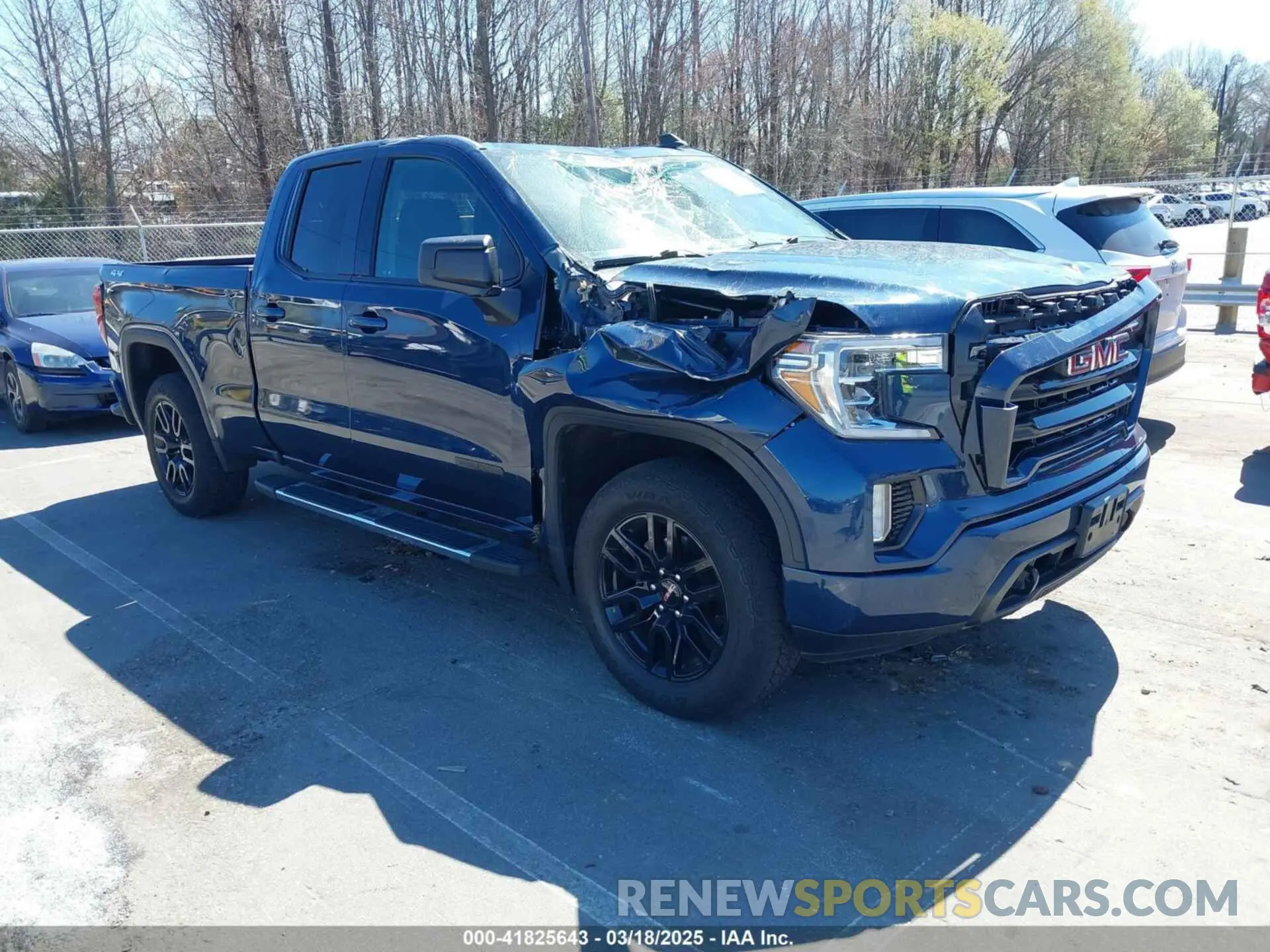 1 Photograph of a damaged car 1GTR9GEK5MZ374105 GMC SIERRA 1500 2021