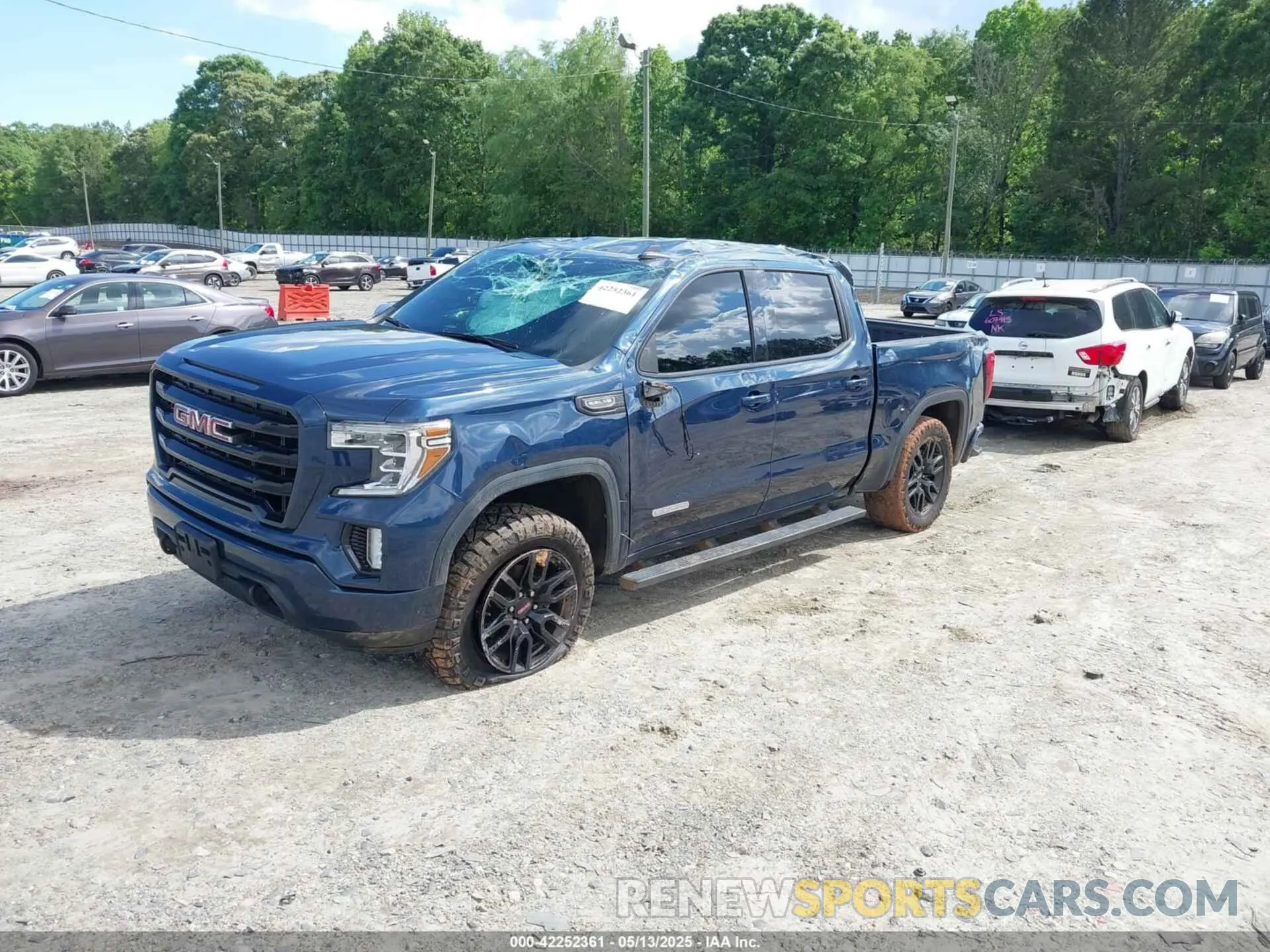2 Photograph of a damaged car 1GTU9CED7MZ152072 GMC SIERRA 1500 2021
