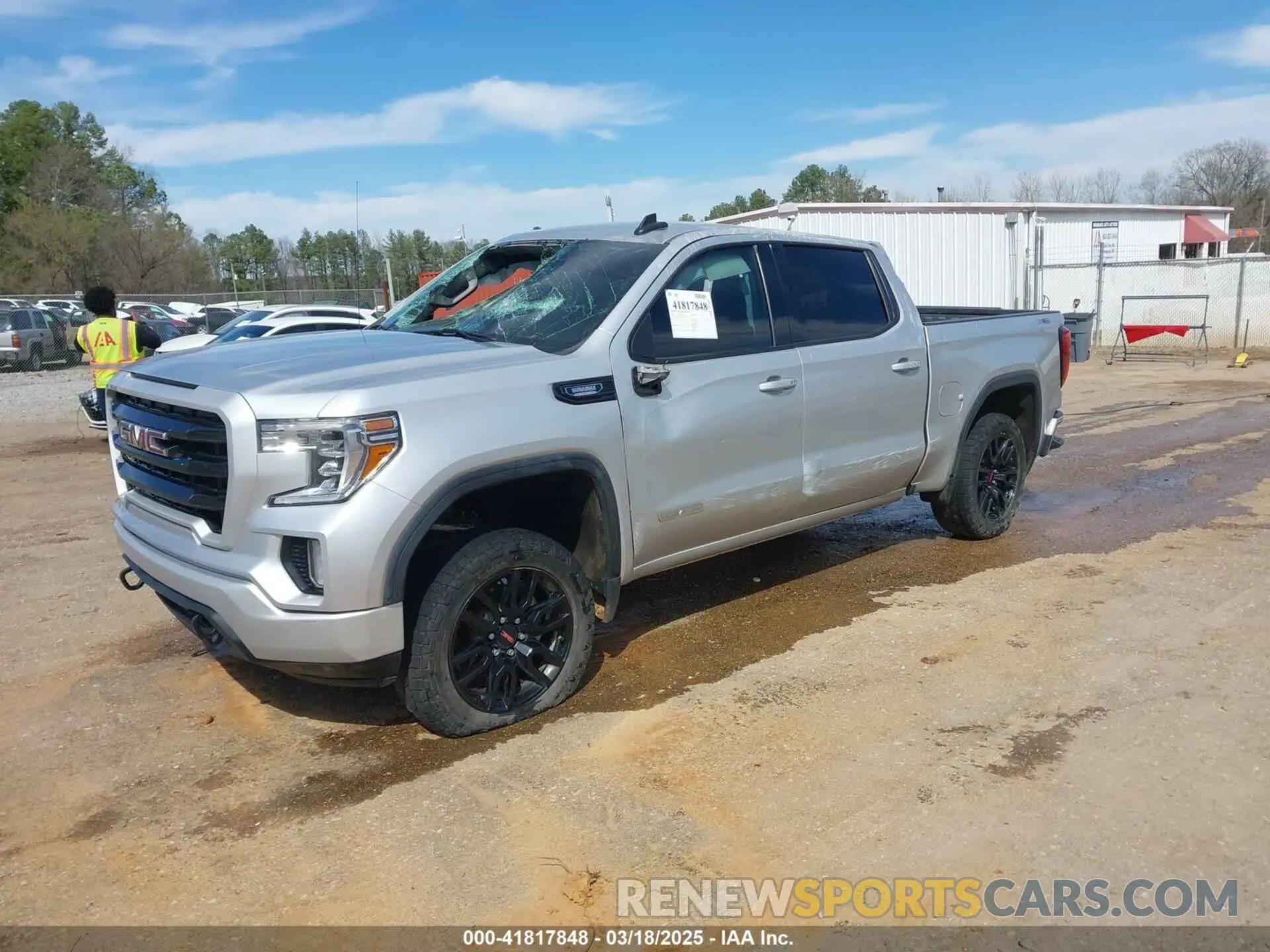 2 Photograph of a damaged car 1GTU9CET0MZ350838 GMC SIERRA 1500 2021