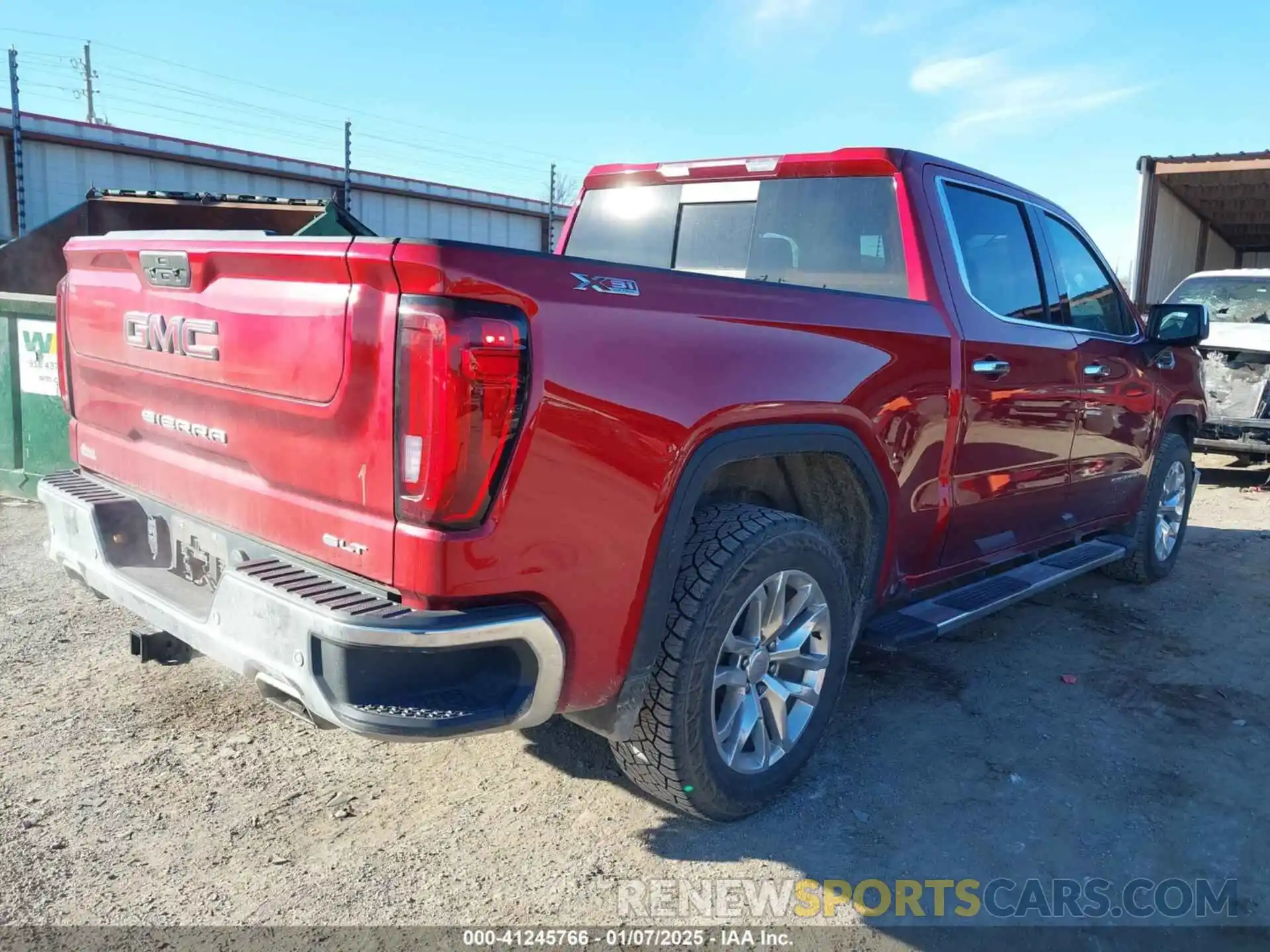 4 Photograph of a damaged car 1GTU9DED5MZ154943 GMC SIERRA 1500 2021