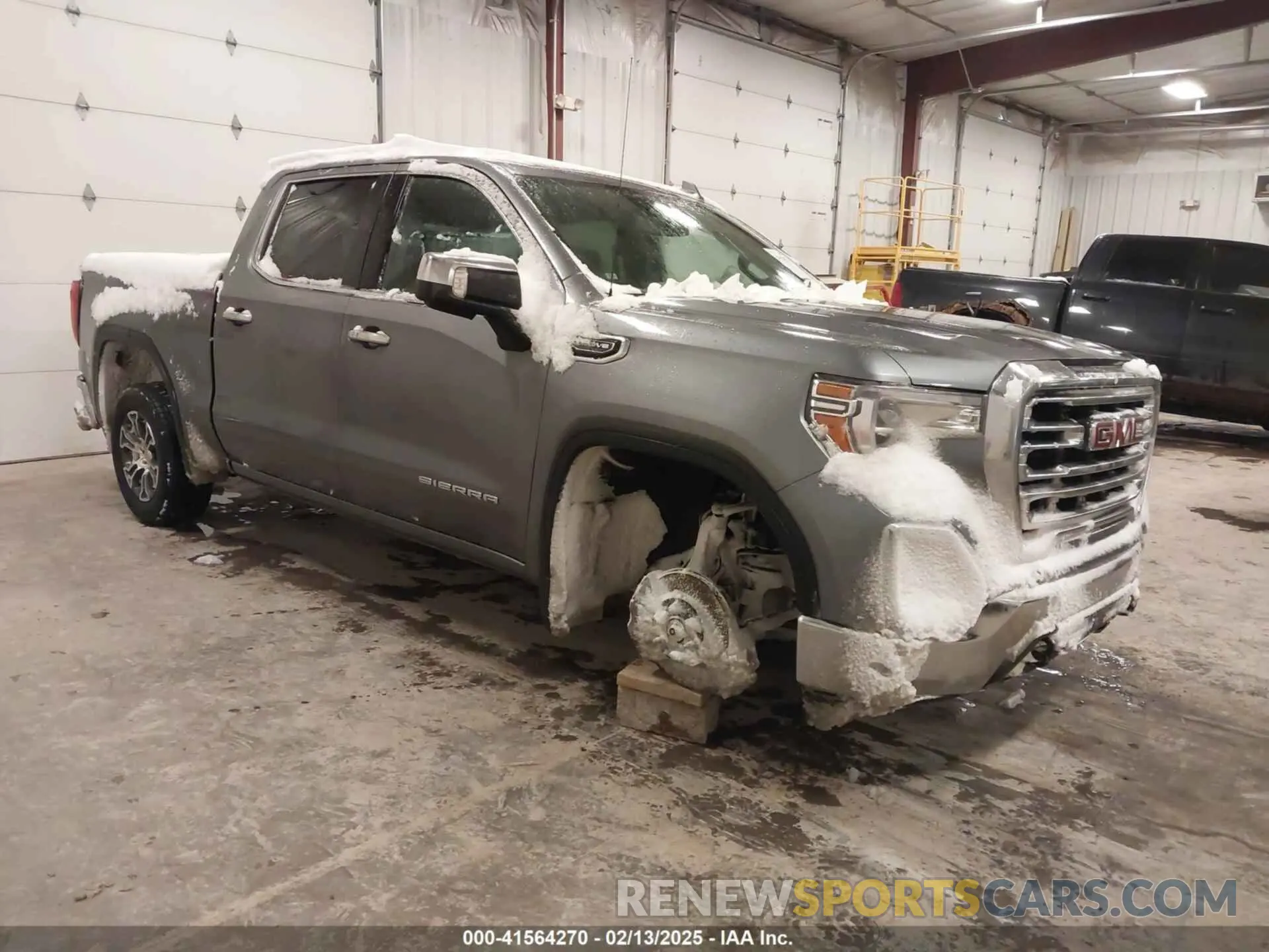 1 Photograph of a damaged car 1GTU9DED7MZ359468 GMC SIERRA 1500 2021