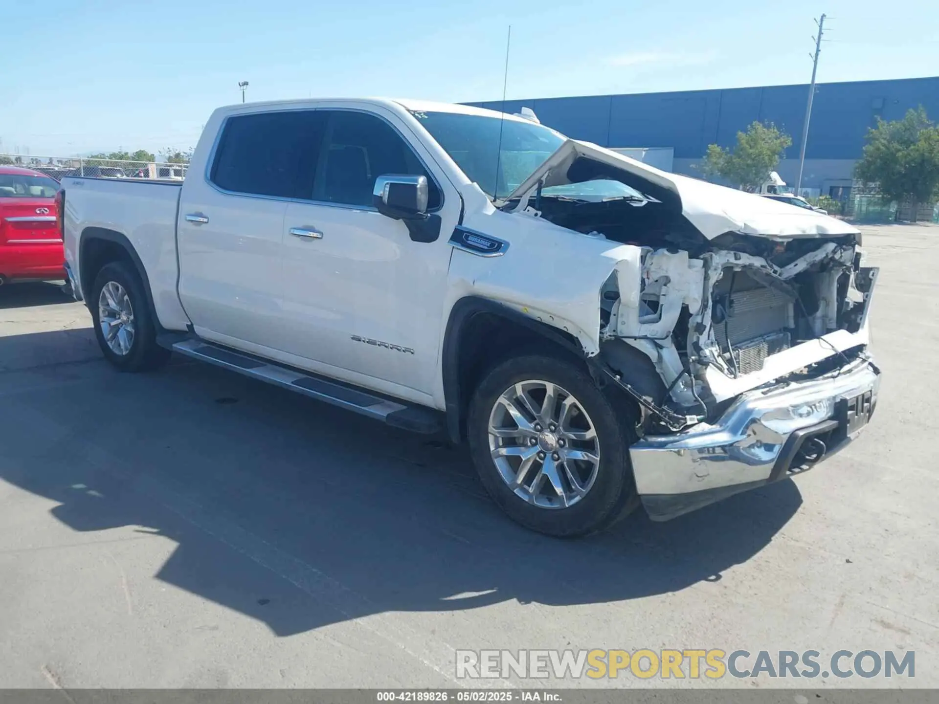 1 Photograph of a damaged car 1GTU9DET3MZ143771 GMC SIERRA 1500 2021