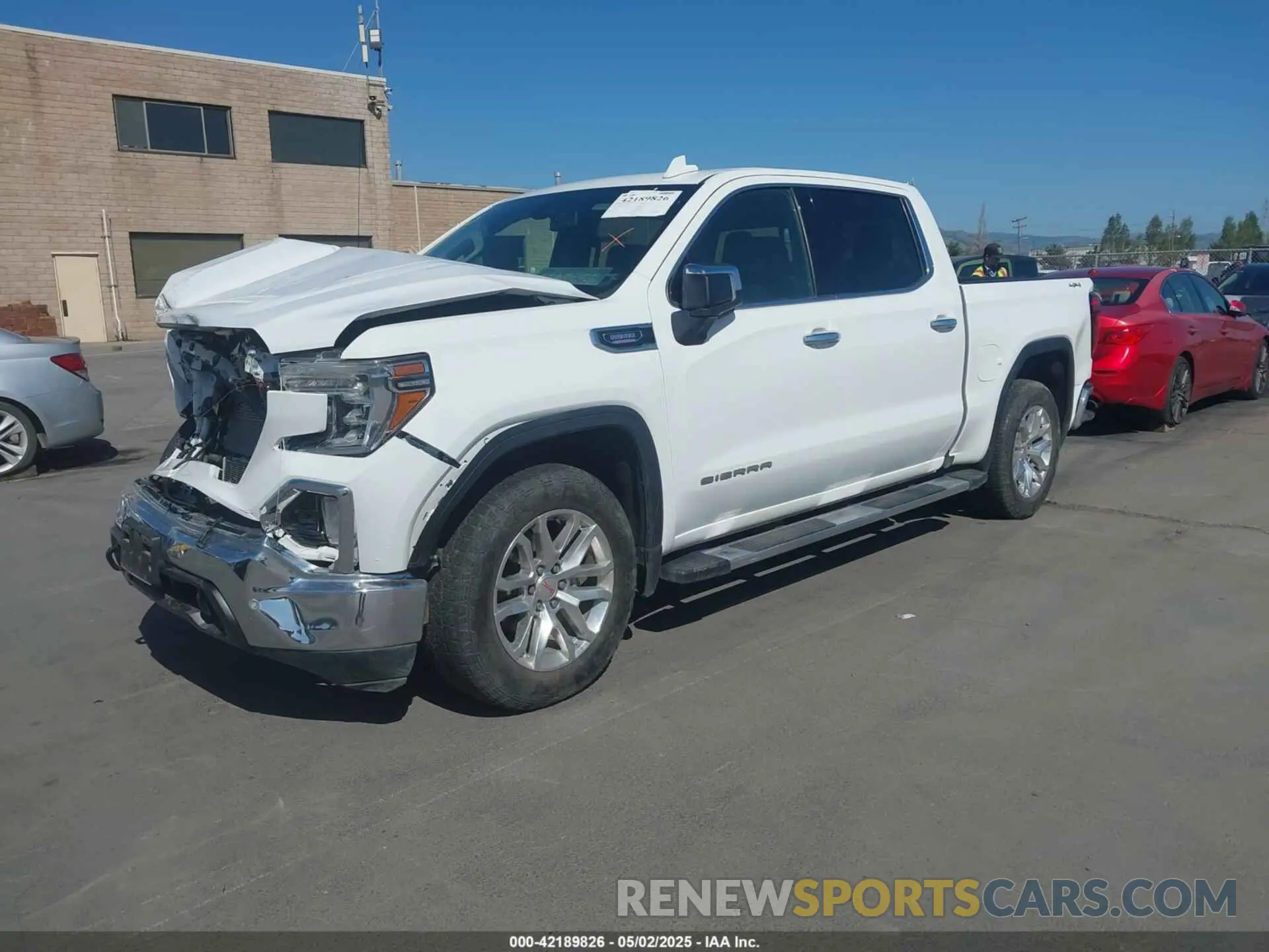 2 Photograph of a damaged car 1GTU9DET3MZ143771 GMC SIERRA 1500 2021
