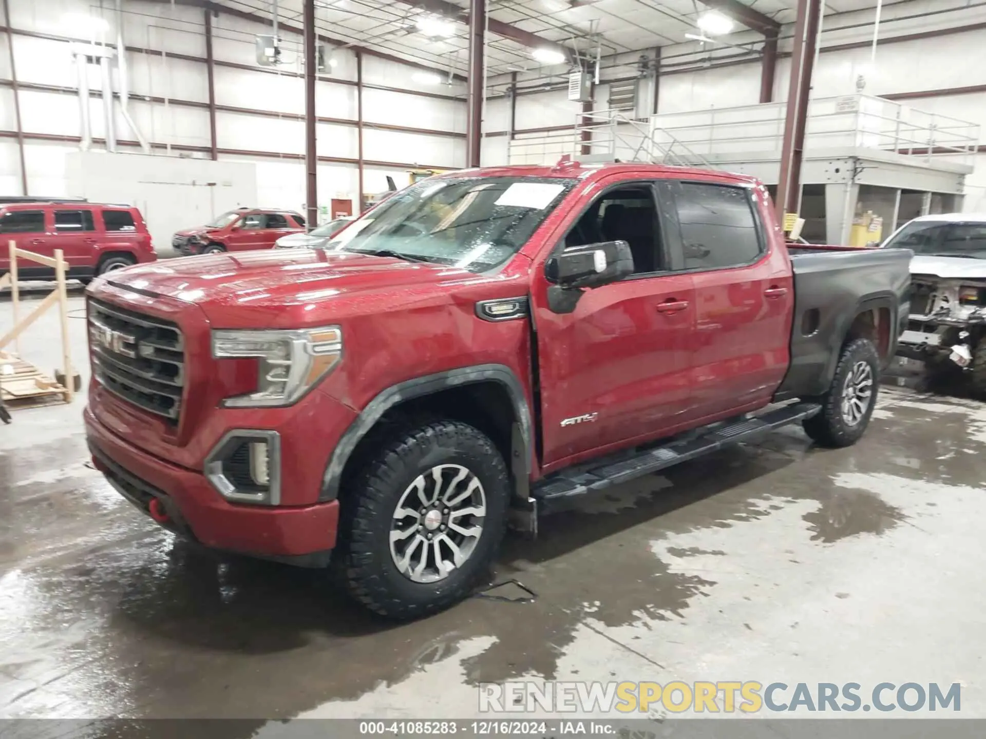 2 Photograph of a damaged car 1GTU9EET4MZ235607 GMC SIERRA 1500 2021