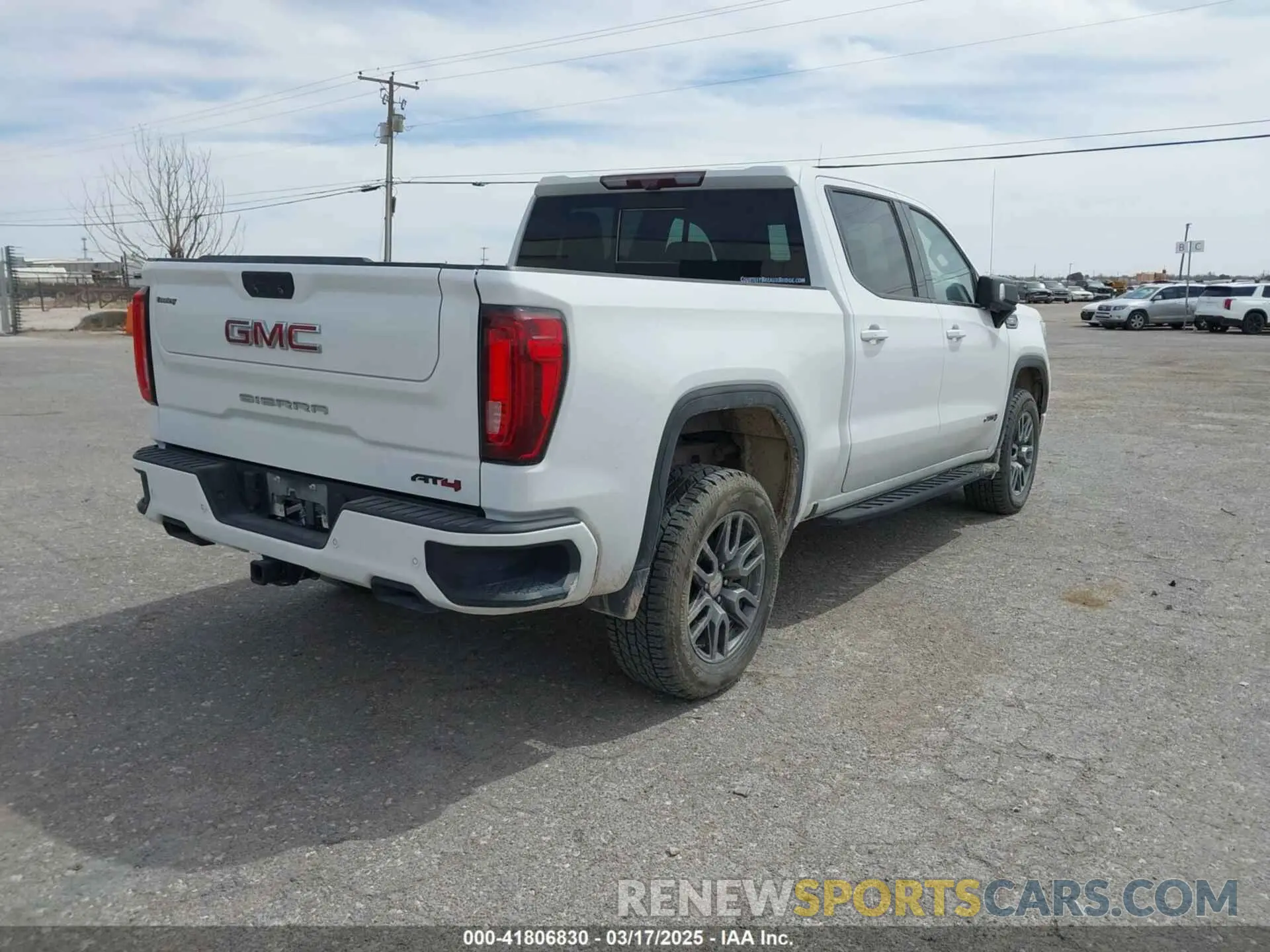 4 Photograph of a damaged car 1GTU9EET9MZ186193 GMC SIERRA 1500 2021