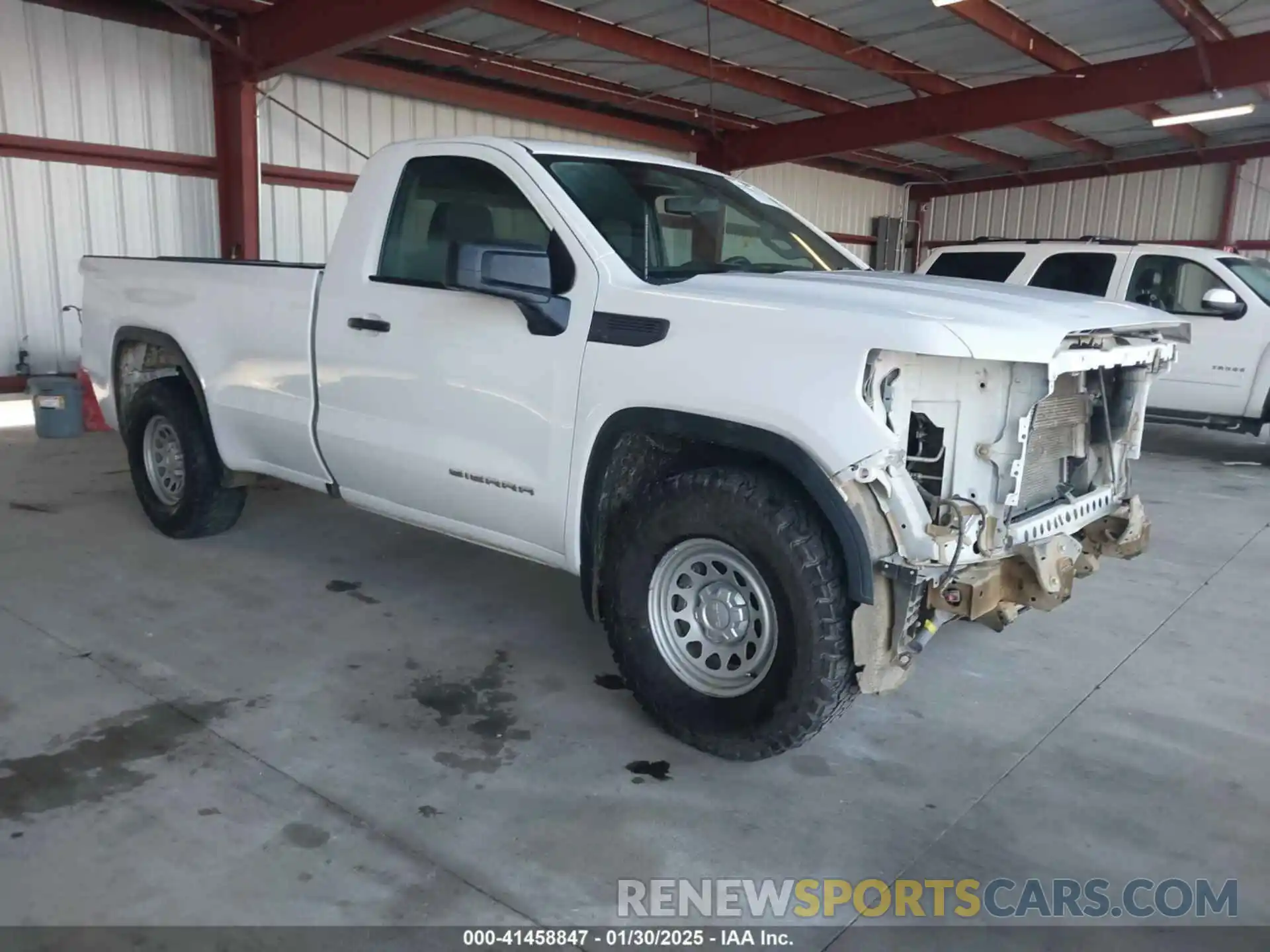 1 Photograph of a damaged car 3GTN8AEF1MG389458 GMC SIERRA 1500 2021