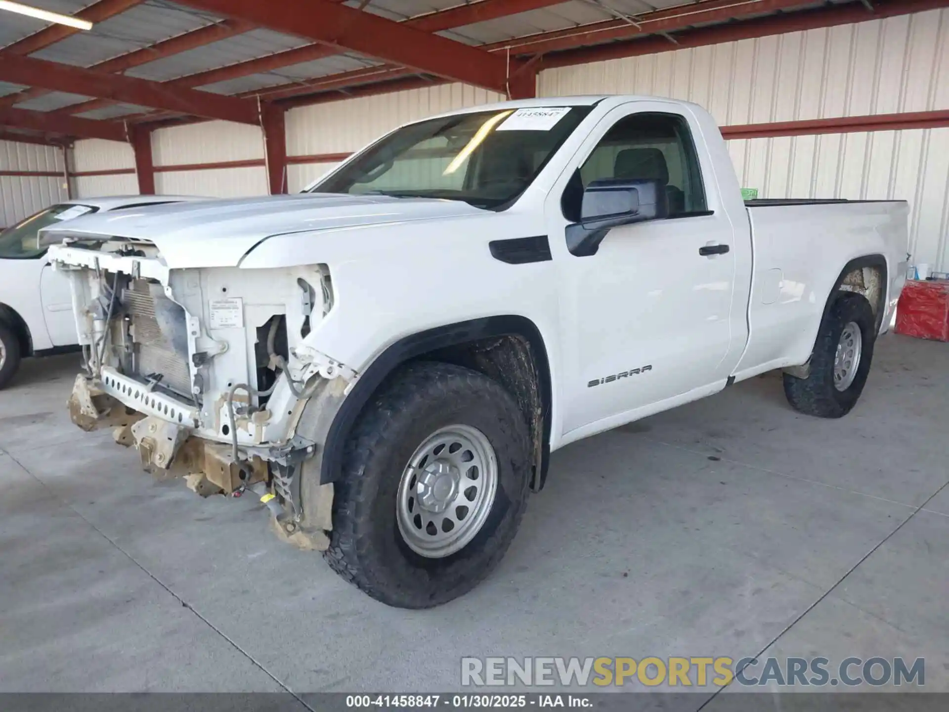 2 Photograph of a damaged car 3GTN8AEF1MG389458 GMC SIERRA 1500 2021