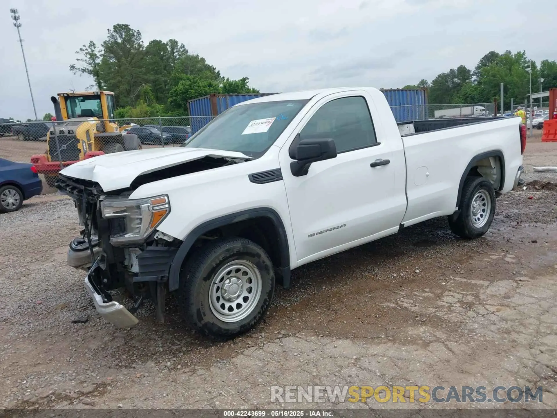 2 Photograph of a damaged car 3GTN8AEF4MG225203 GMC SIERRA 1500 2021