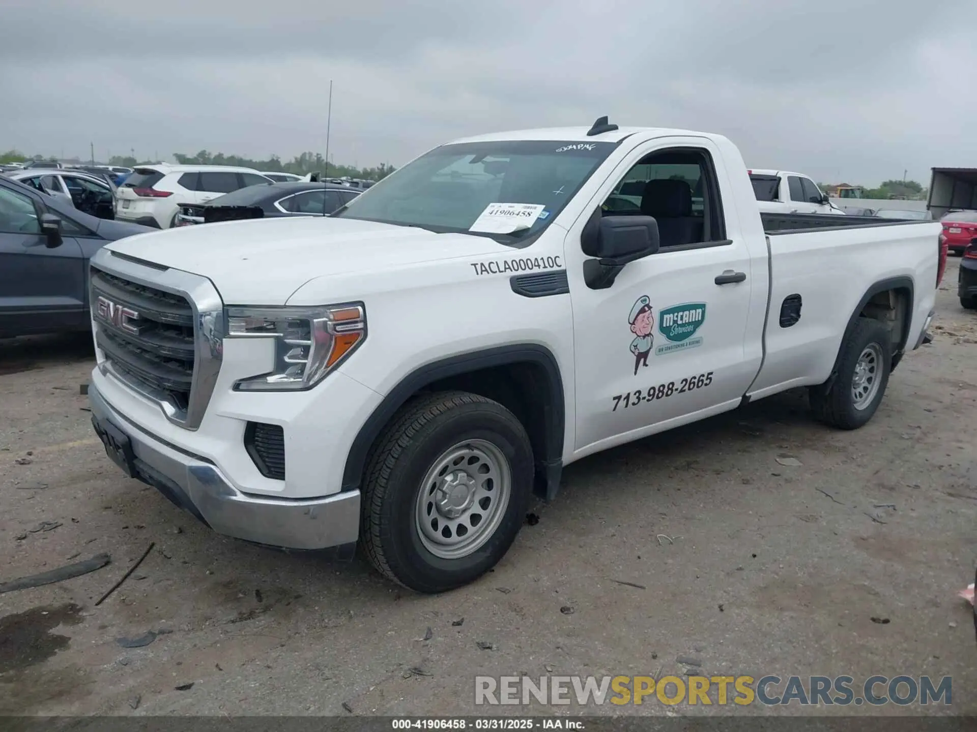 2 Photograph of a damaged car 3GTN8AEH1MG291368 GMC SIERRA 1500 2021