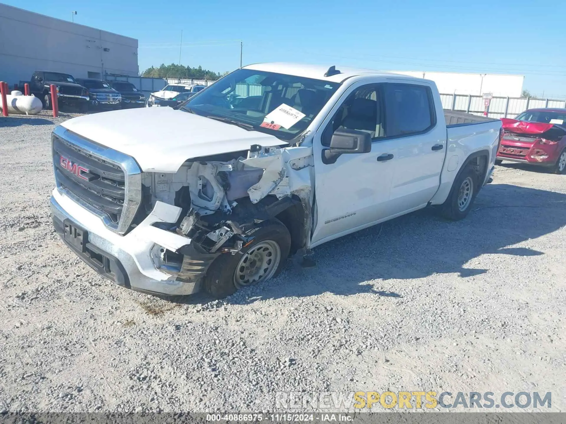 2 Photograph of a damaged car 3GTP8AEKXMG345996 GMC SIERRA 1500 2021