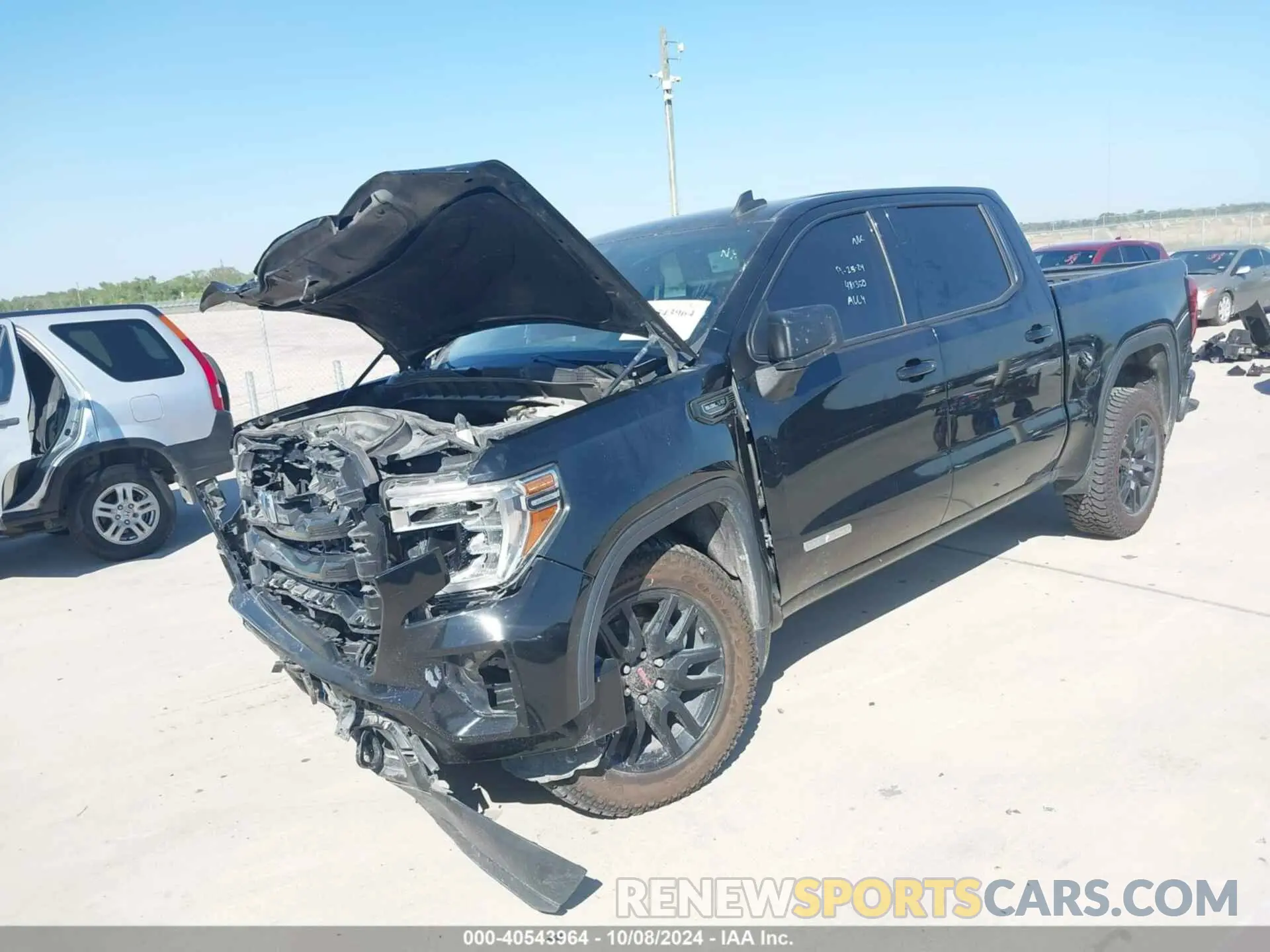 2 Photograph of a damaged car 3GTP8CED9MG158410 GMC SIERRA 1500 2021