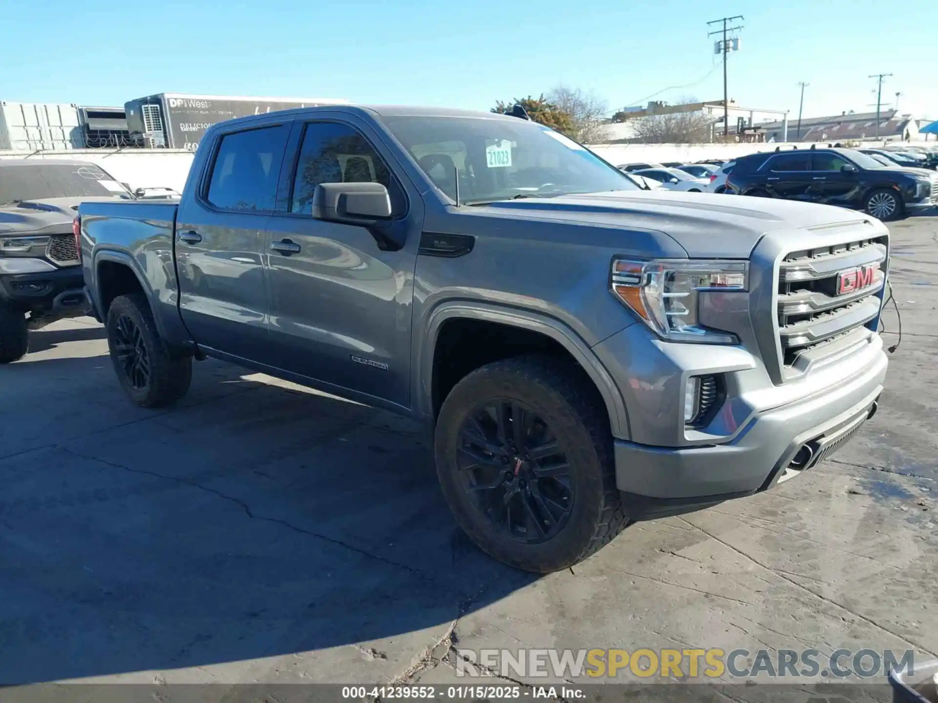 1 Photograph of a damaged car 3GTP8CED9MG179774 GMC SIERRA 1500 2021