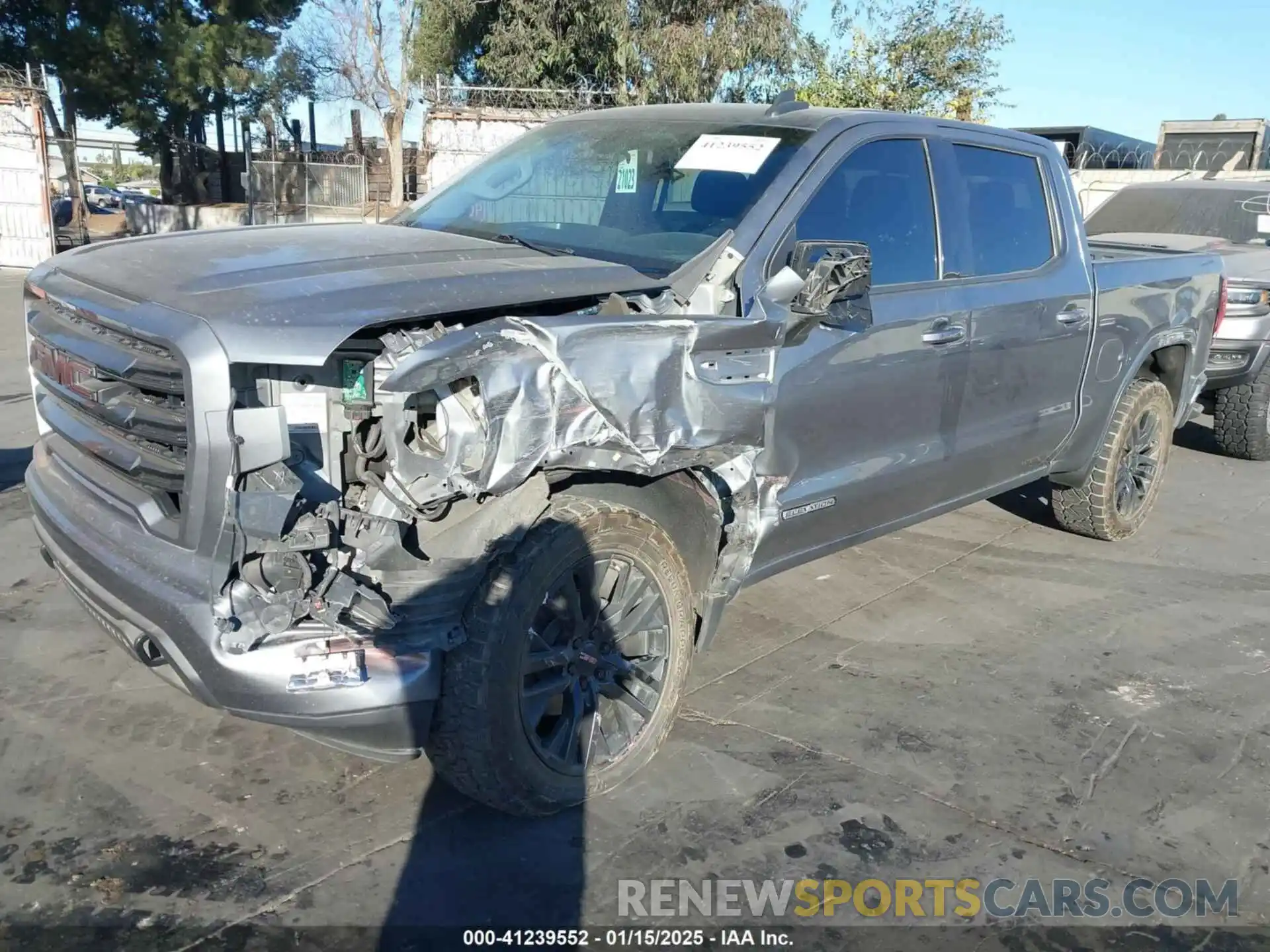 2 Photograph of a damaged car 3GTP8CED9MG179774 GMC SIERRA 1500 2021