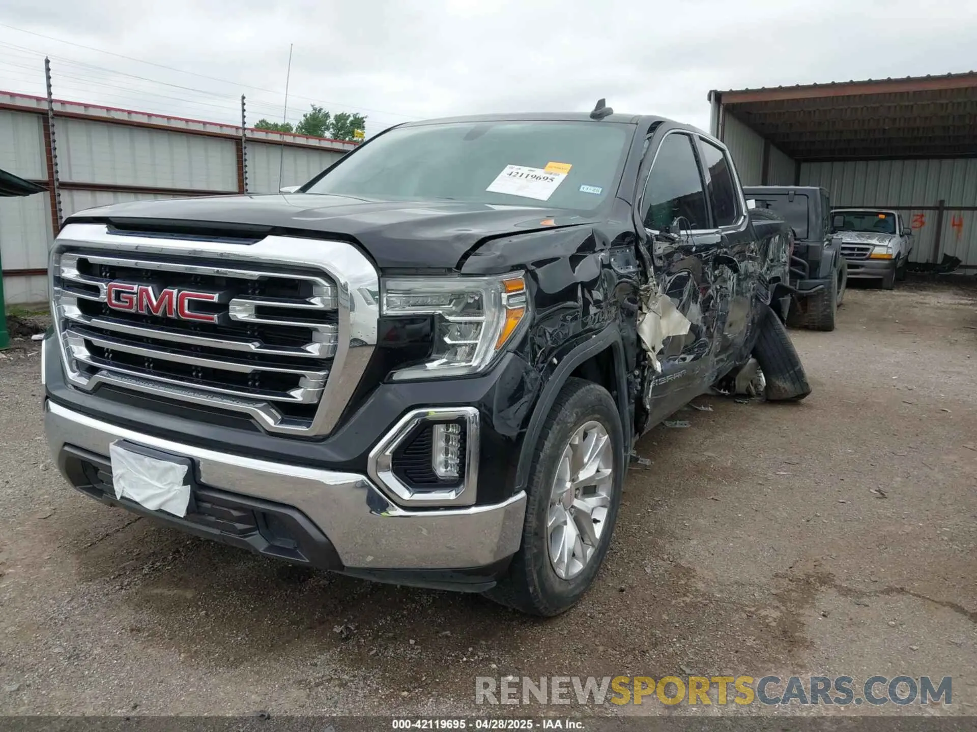 2 Photograph of a damaged car 3GTP8DED1MG111555 GMC SIERRA 1500 2021