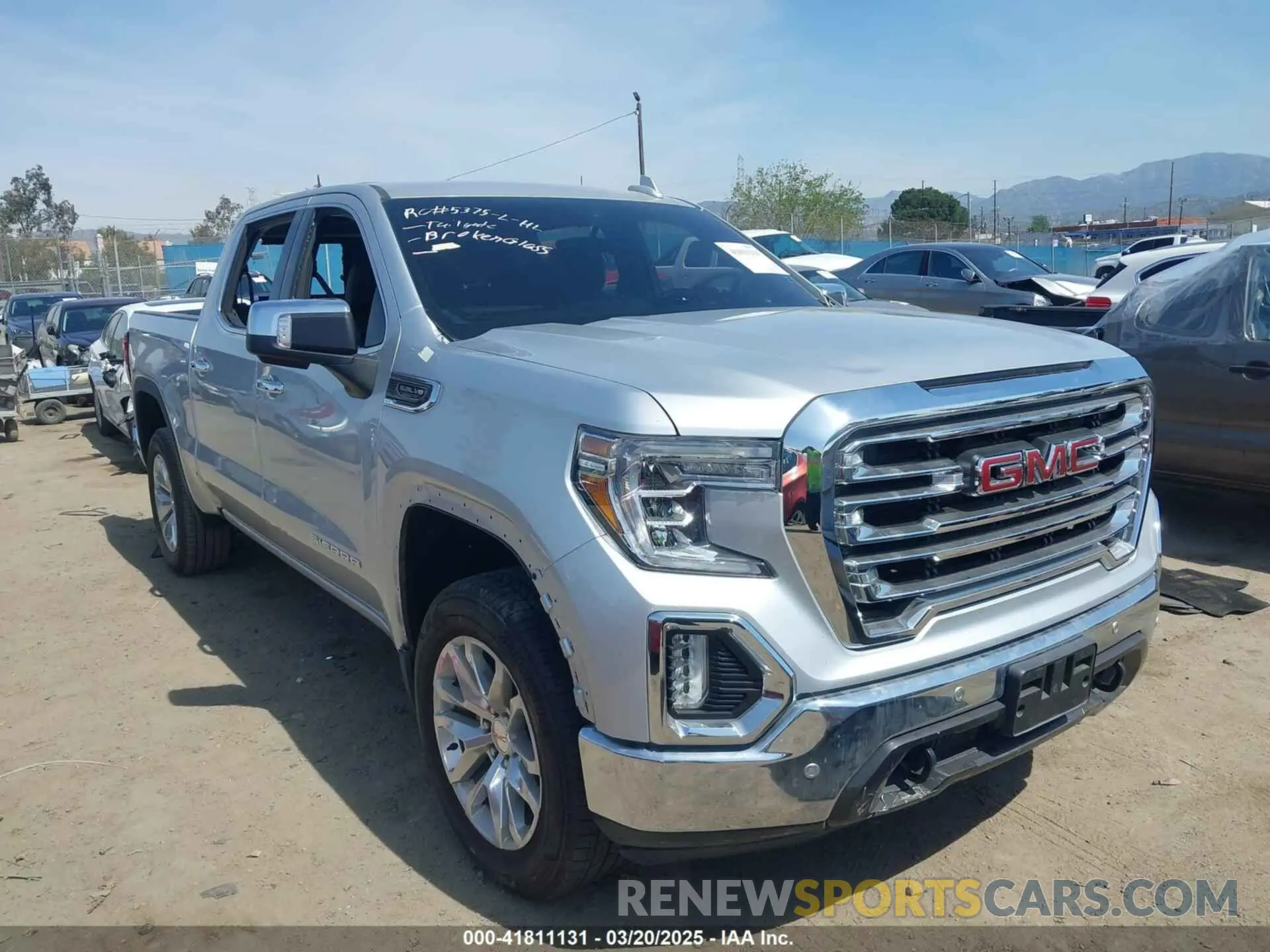 1 Photograph of a damaged car 3GTP8DED2MG232577 GMC SIERRA 1500 2021