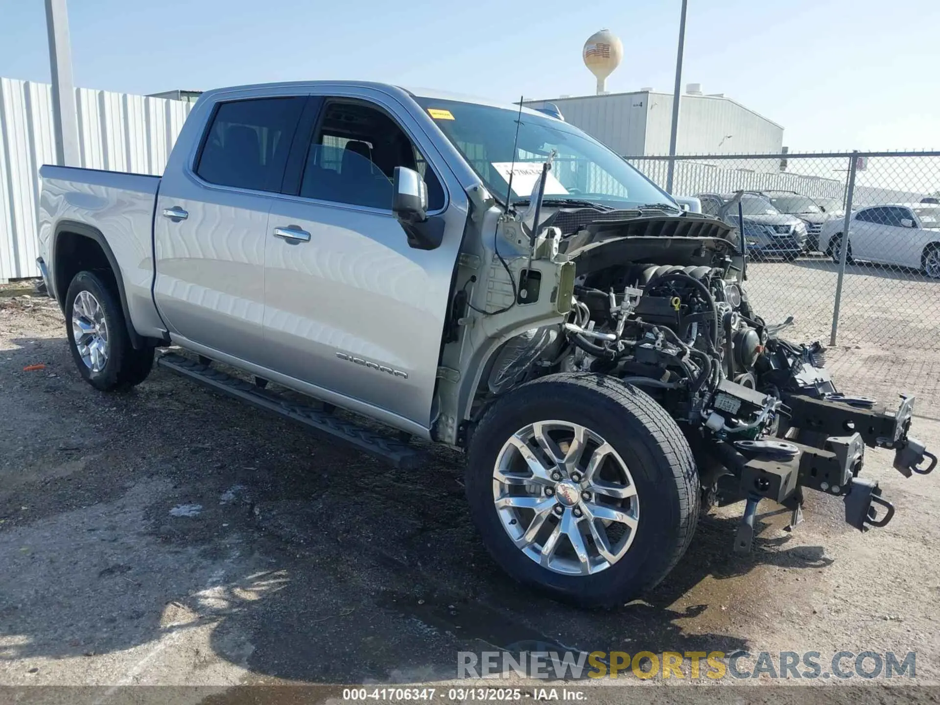 1 Photograph of a damaged car 3GTP8DEDXMG320096 GMC SIERRA 1500 2021
