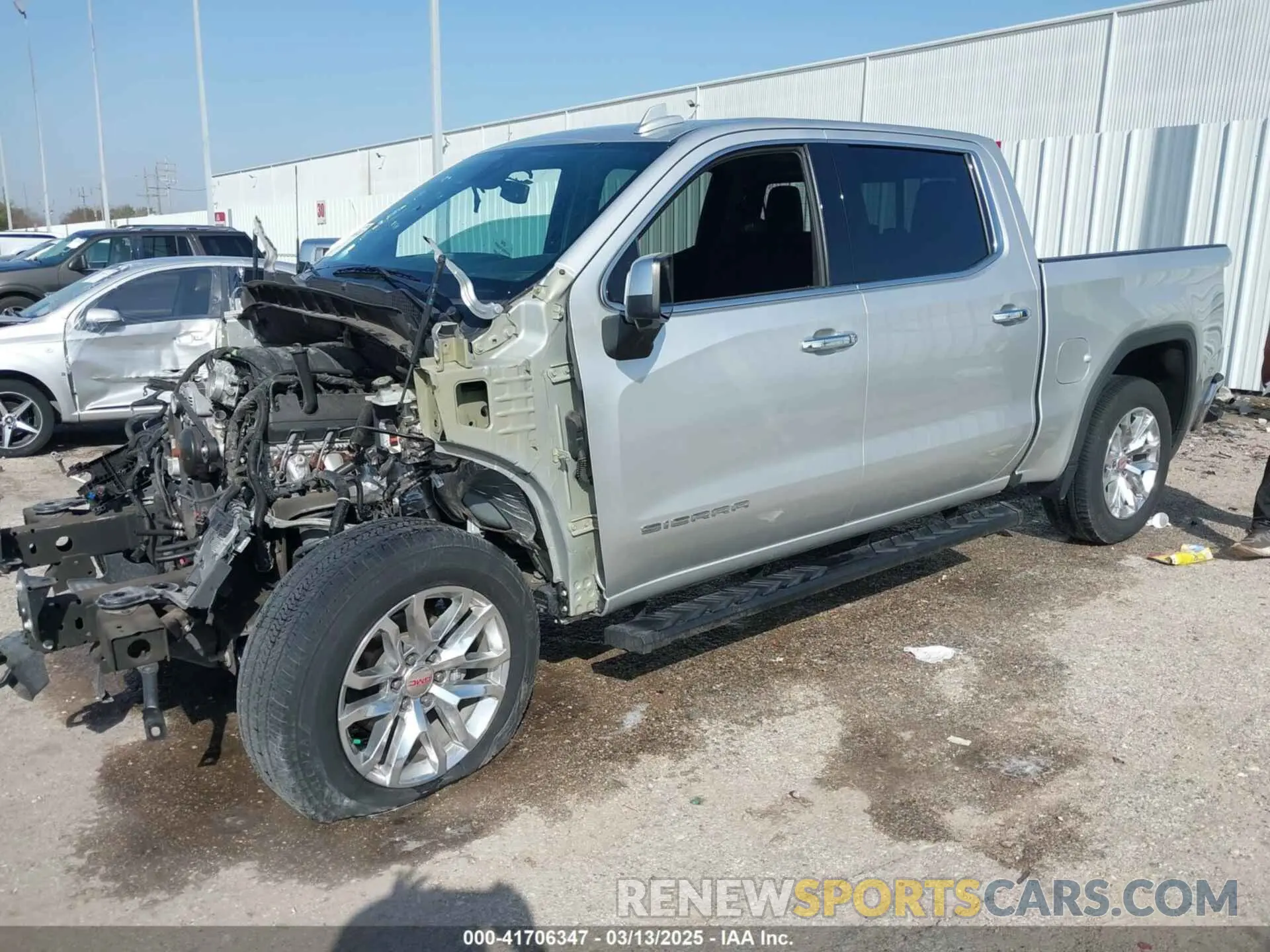 2 Photograph of a damaged car 3GTP8DEDXMG320096 GMC SIERRA 1500 2021