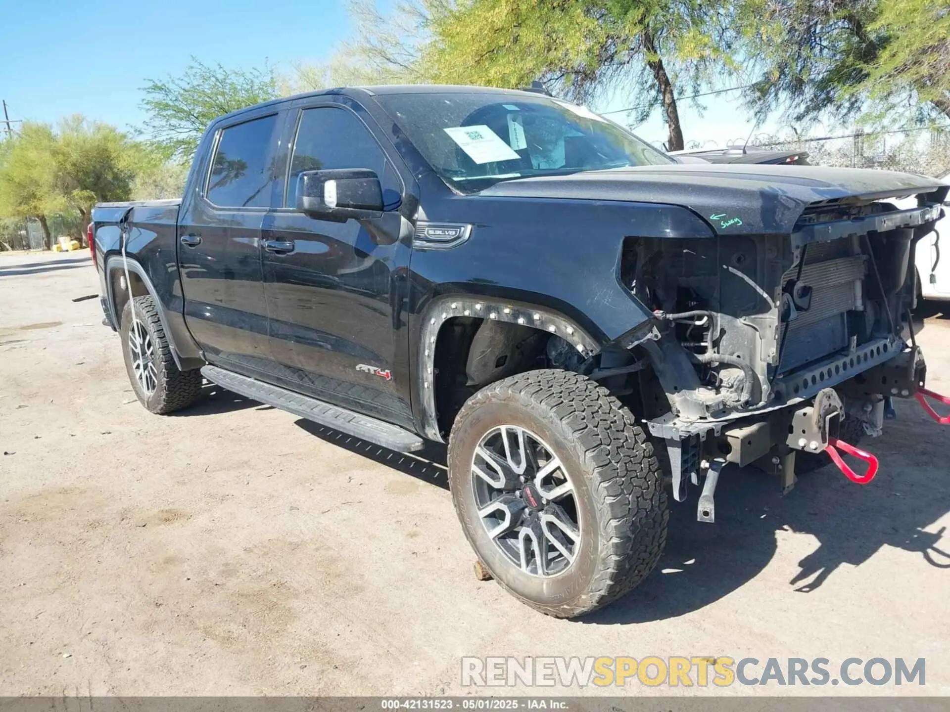 1 Photograph of a damaged car 3GTP9EED4MG390907 GMC SIERRA 1500 2021