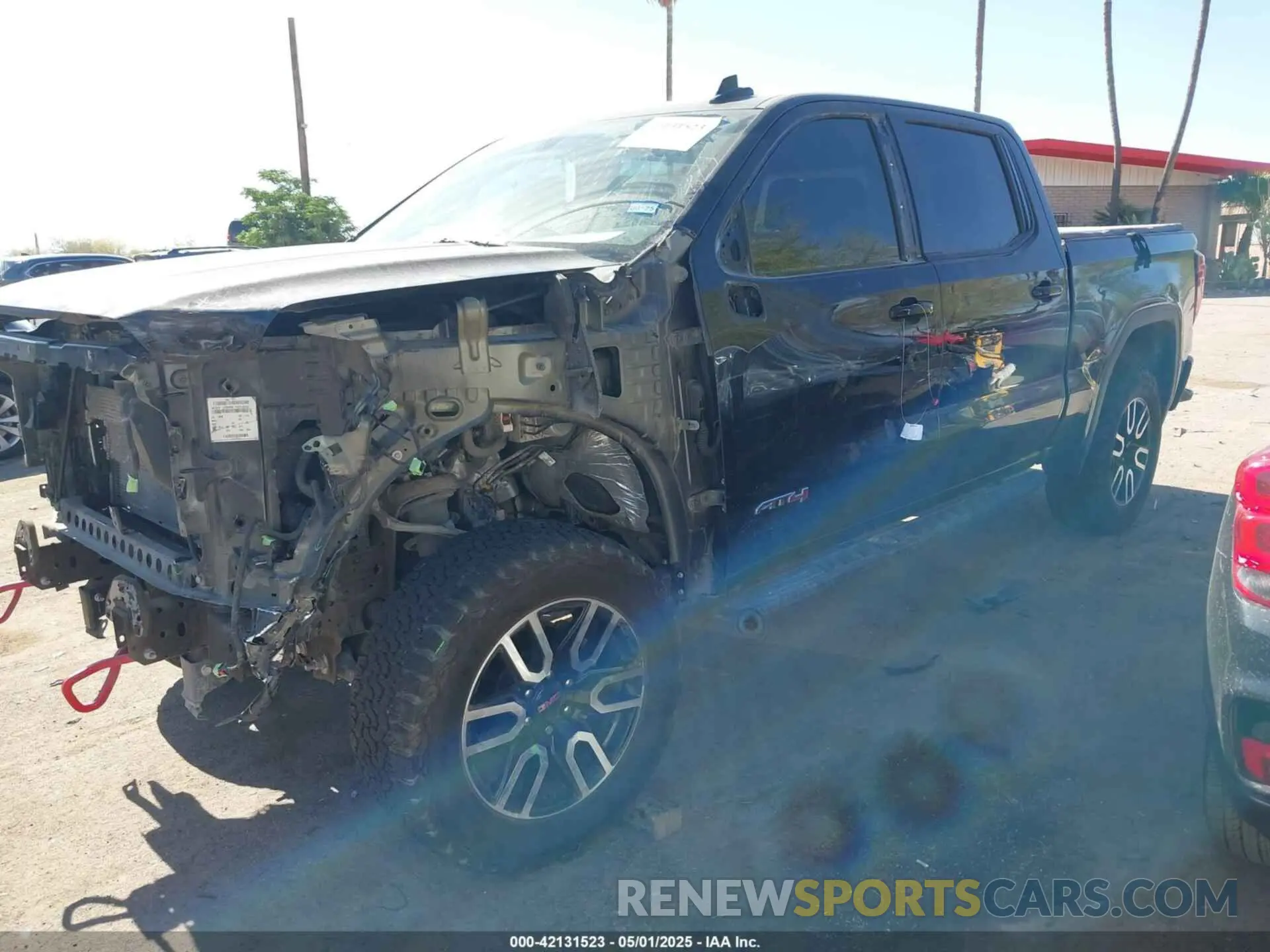2 Photograph of a damaged car 3GTP9EED4MG390907 GMC SIERRA 1500 2021