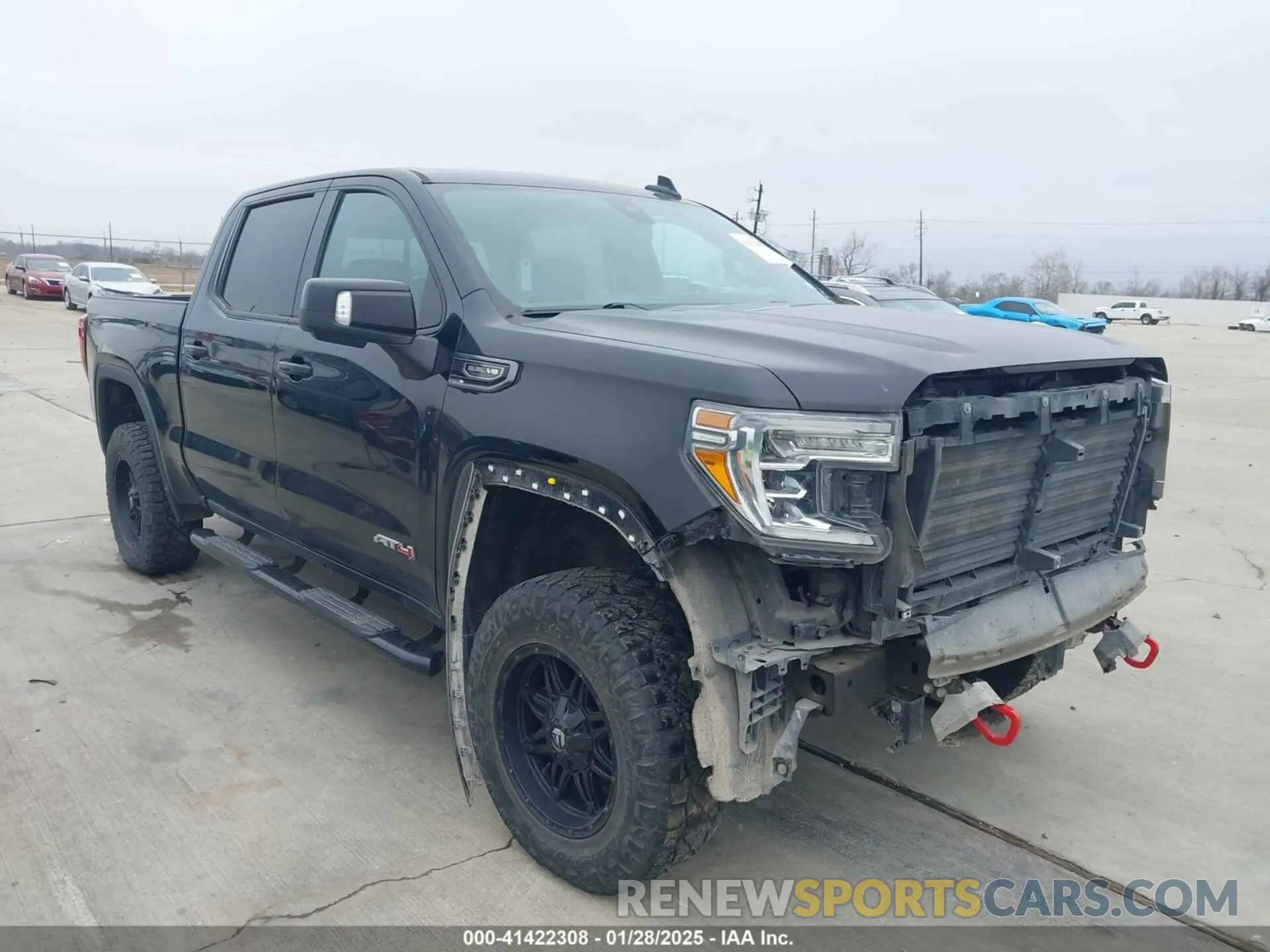 1 Photograph of a damaged car 3GTP9EED9MG298241 GMC SIERRA 1500 2021