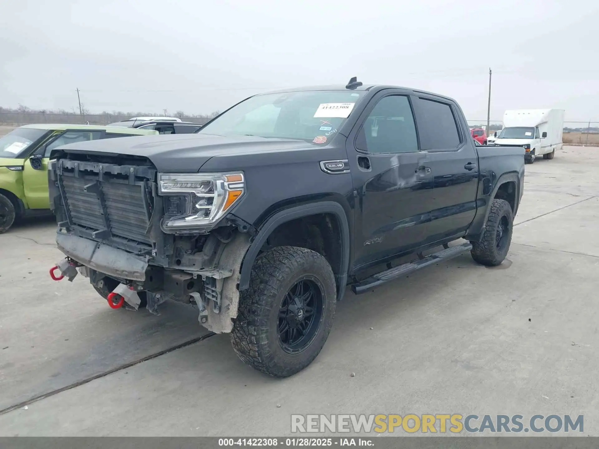 2 Photograph of a damaged car 3GTP9EED9MG298241 GMC SIERRA 1500 2021