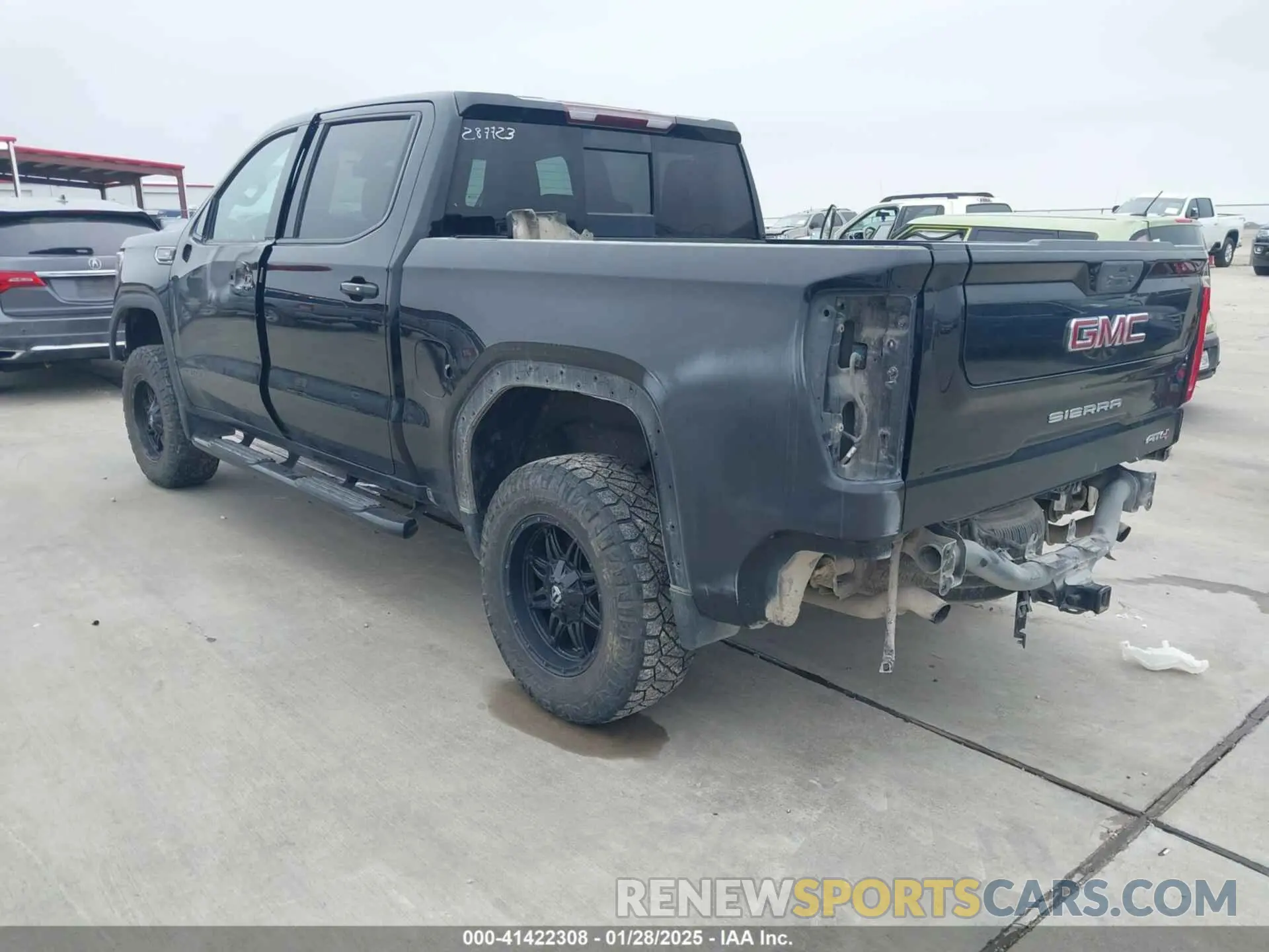 3 Photograph of a damaged car 3GTP9EED9MG298241 GMC SIERRA 1500 2021