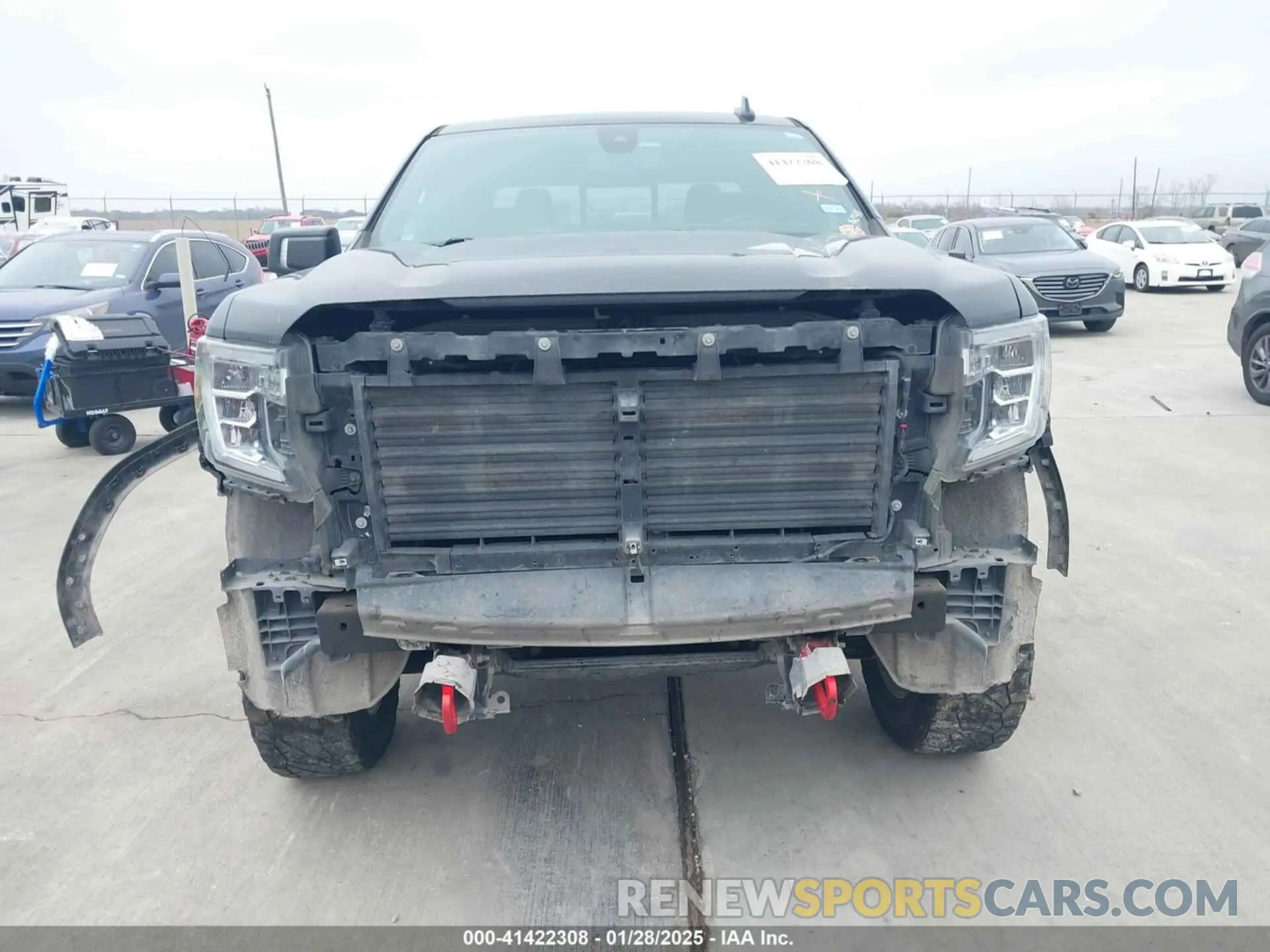 6 Photograph of a damaged car 3GTP9EED9MG298241 GMC SIERRA 1500 2021