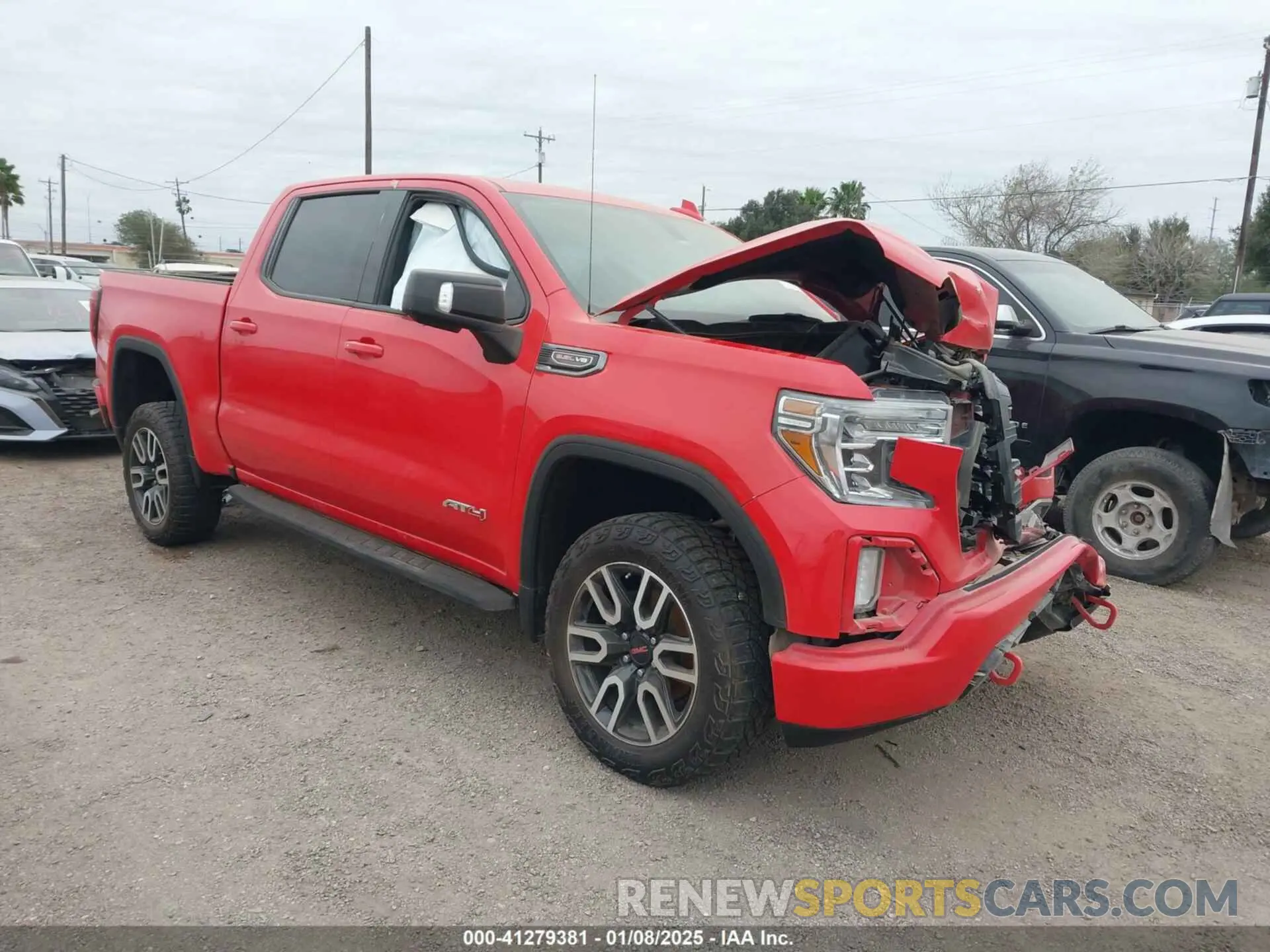 1 Photograph of a damaged car 3GTP9EEL1MG465554 GMC SIERRA 1500 2021