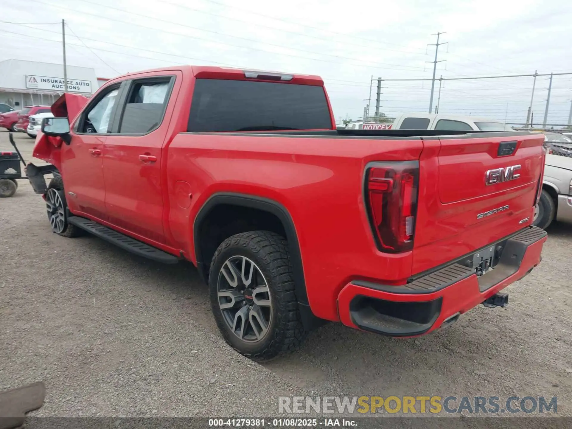 3 Photograph of a damaged car 3GTP9EEL1MG465554 GMC SIERRA 1500 2021