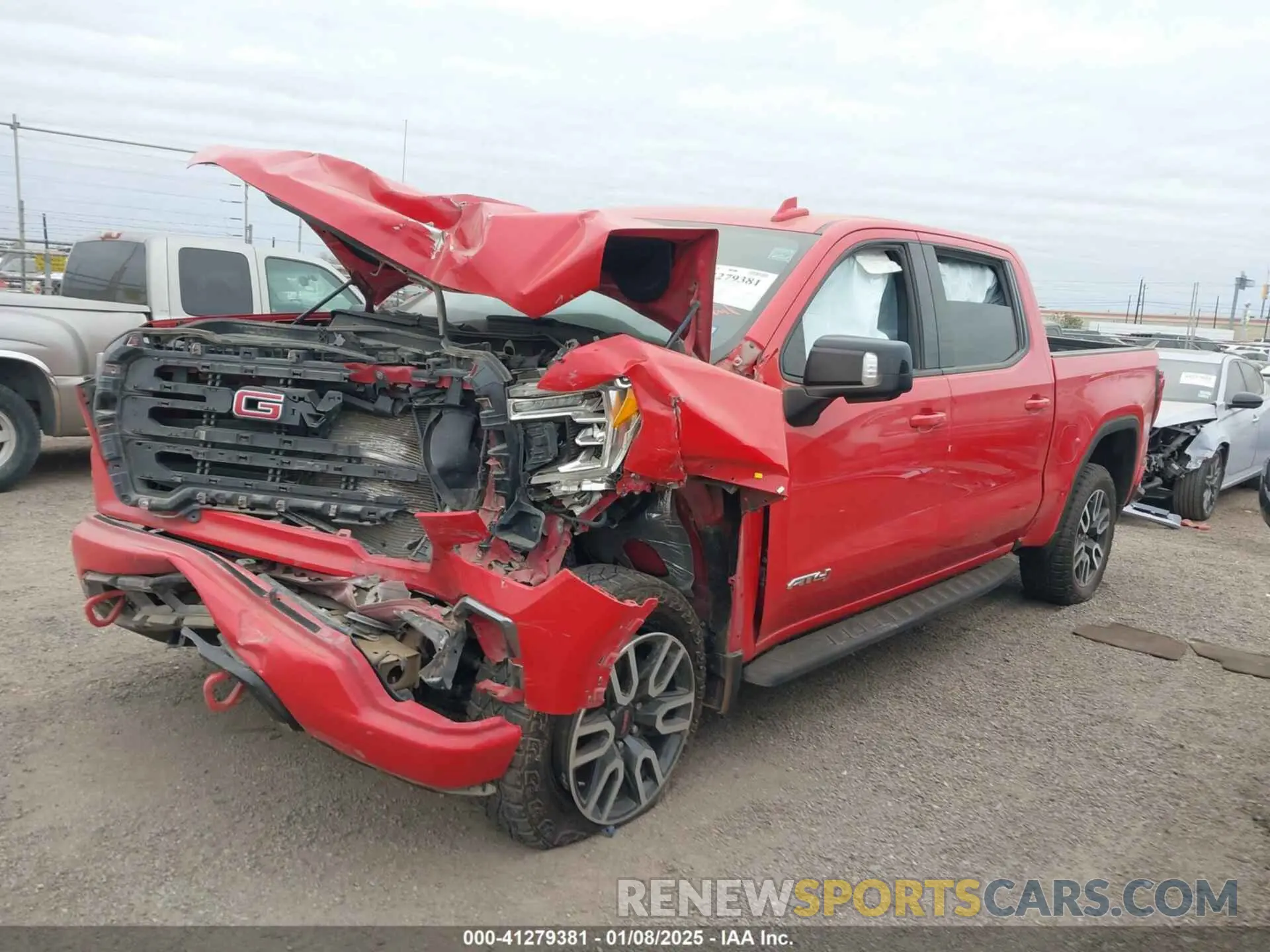 6 Photograph of a damaged car 3GTP9EEL1MG465554 GMC SIERRA 1500 2021