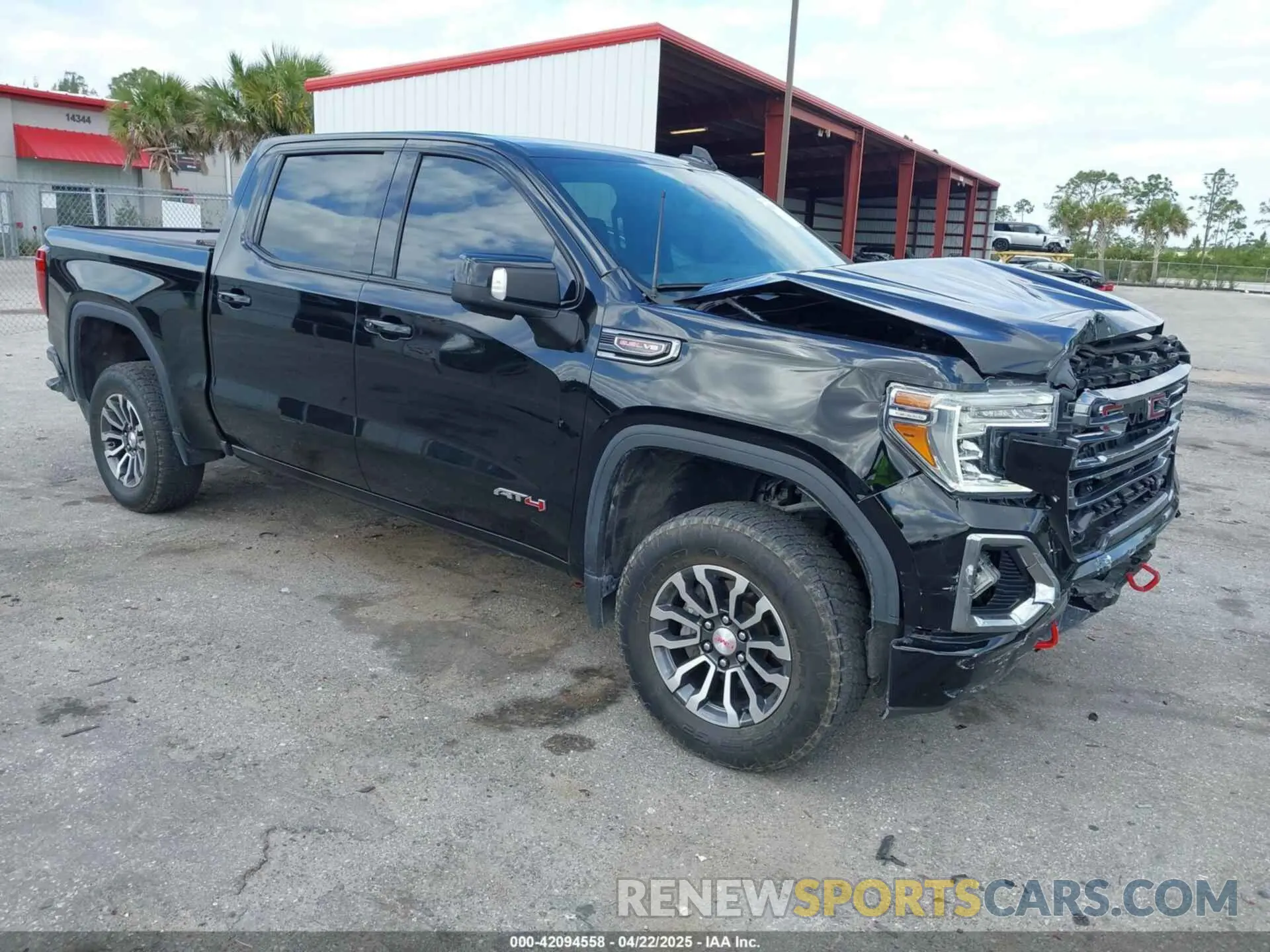 1 Photograph of a damaged car 3GTP9EEL6MG296549 GMC SIERRA 1500 2021