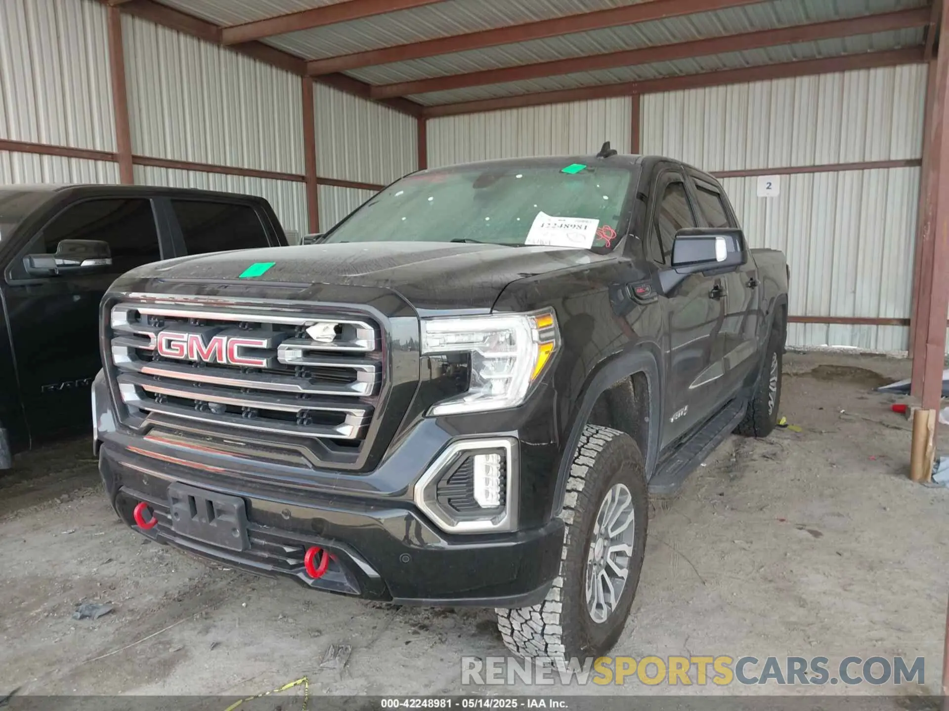 2 Photograph of a damaged car 3GTP9EEL8MG176316 GMC SIERRA 1500 2021