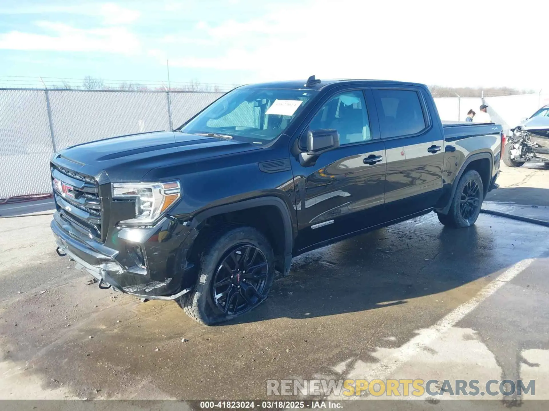 2 Photograph of a damaged car 3GTP9GEK0MG404389 GMC SIERRA 1500 2021