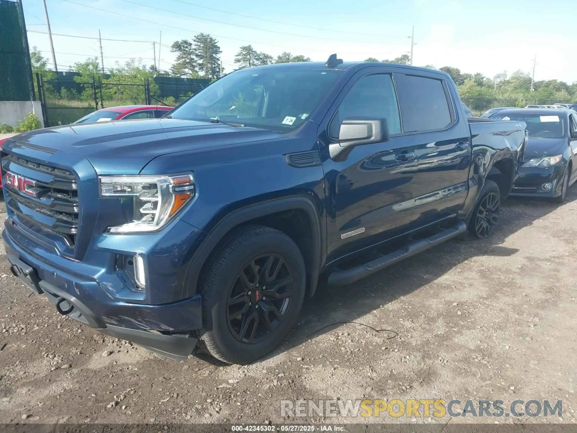 2 Photograph of a damaged car 3GTP9GEK4MG392893 GMC SIERRA 1500 2021