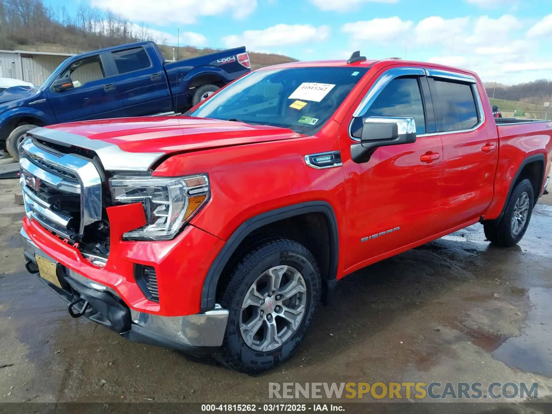 2 Photograph of a damaged car 3GTU9BET6MG268316 GMC SIERRA 1500 2021