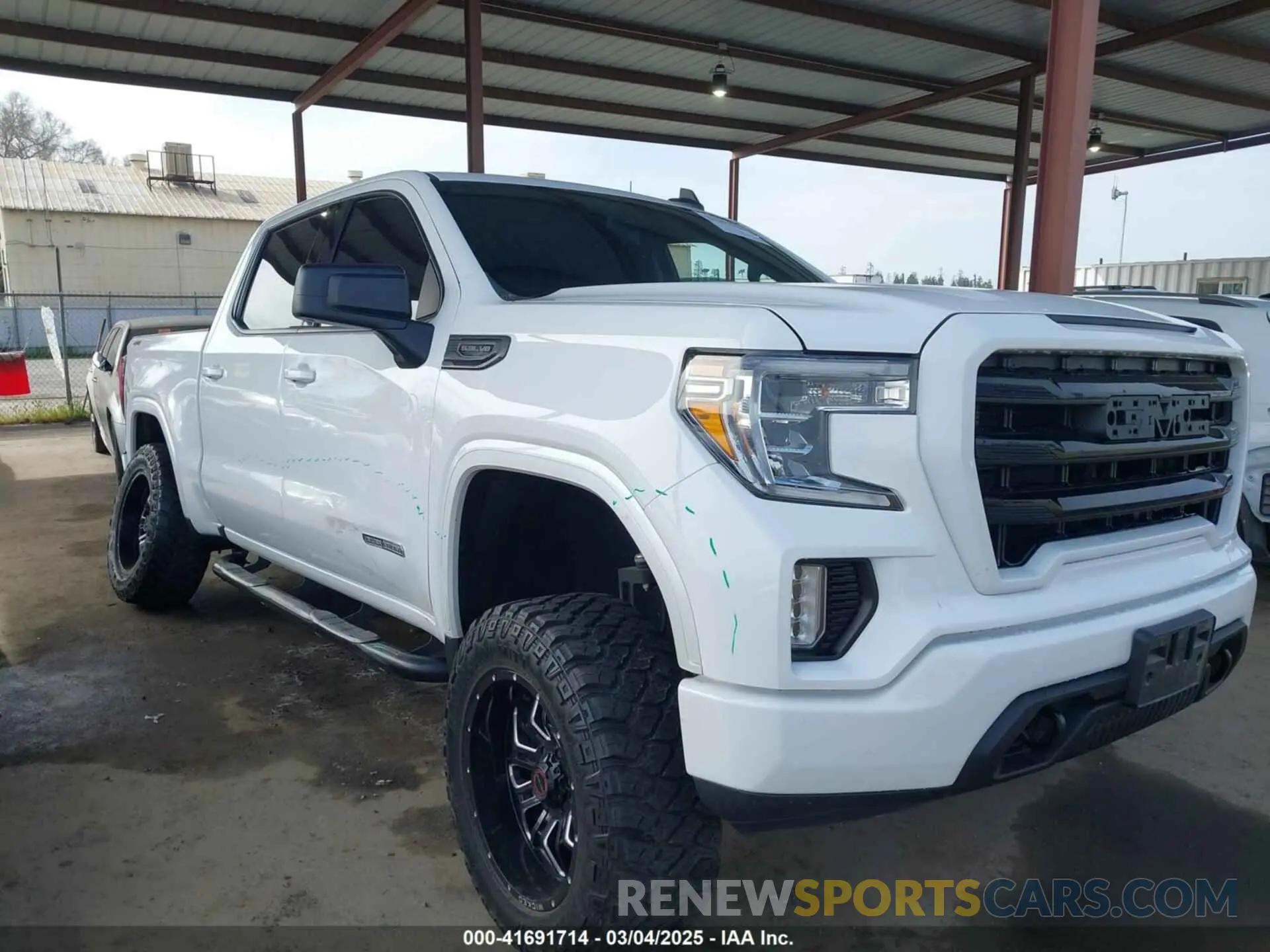 1 Photograph of a damaged car 3GTU9CED5MG236469 GMC SIERRA 1500 2021