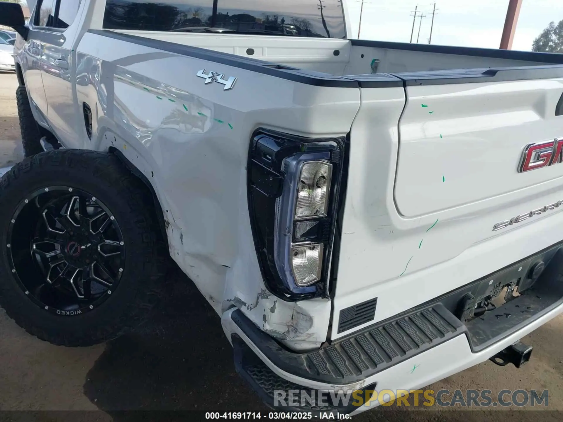 6 Photograph of a damaged car 3GTU9CED5MG236469 GMC SIERRA 1500 2021