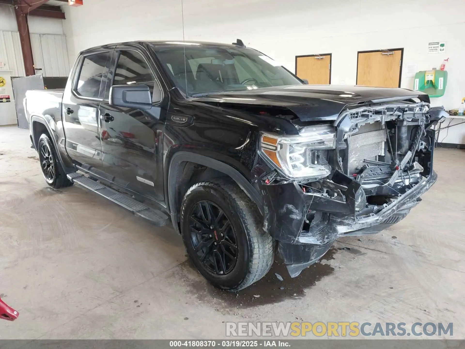 1 Photograph of a damaged car 3GTU9CED9MG327910 GMC SIERRA 1500 2021