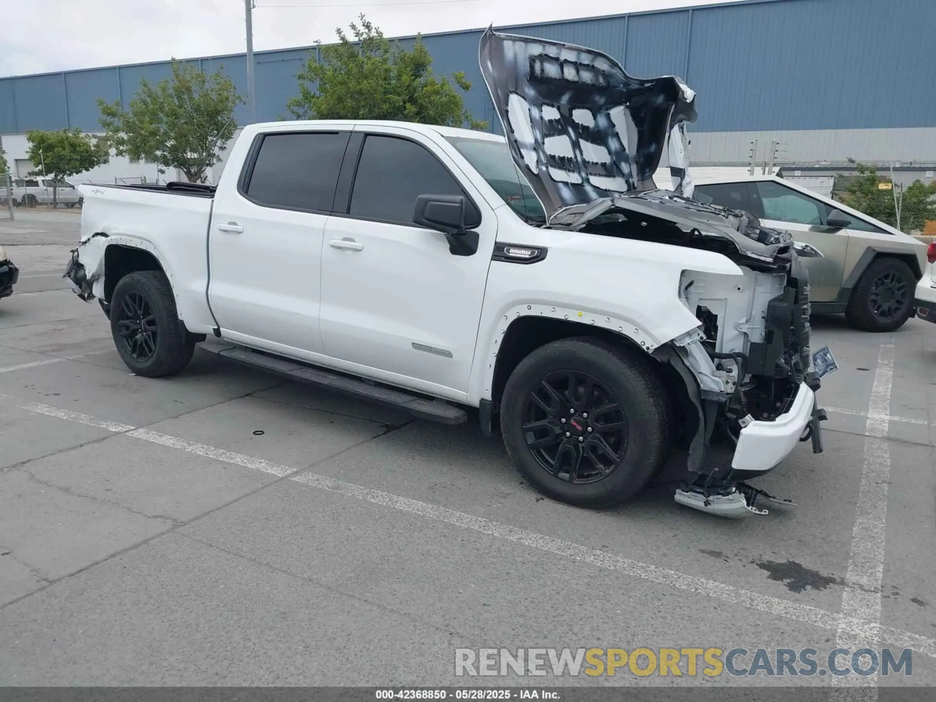 1 Photograph of a damaged car 3GTU9CETXMG375164 GMC SIERRA 1500 2021