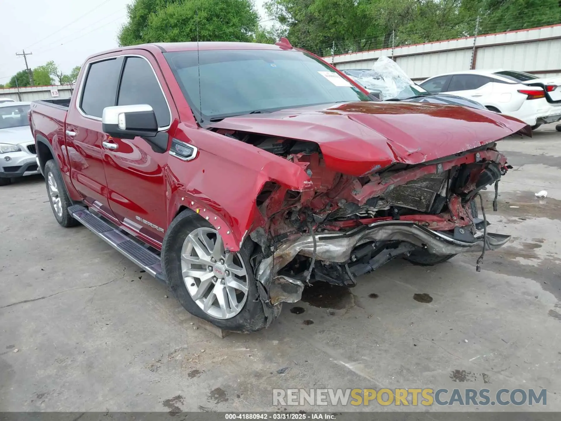 1 Photograph of a damaged car 3GTU9DED2MG153183 GMC SIERRA 1500 2021