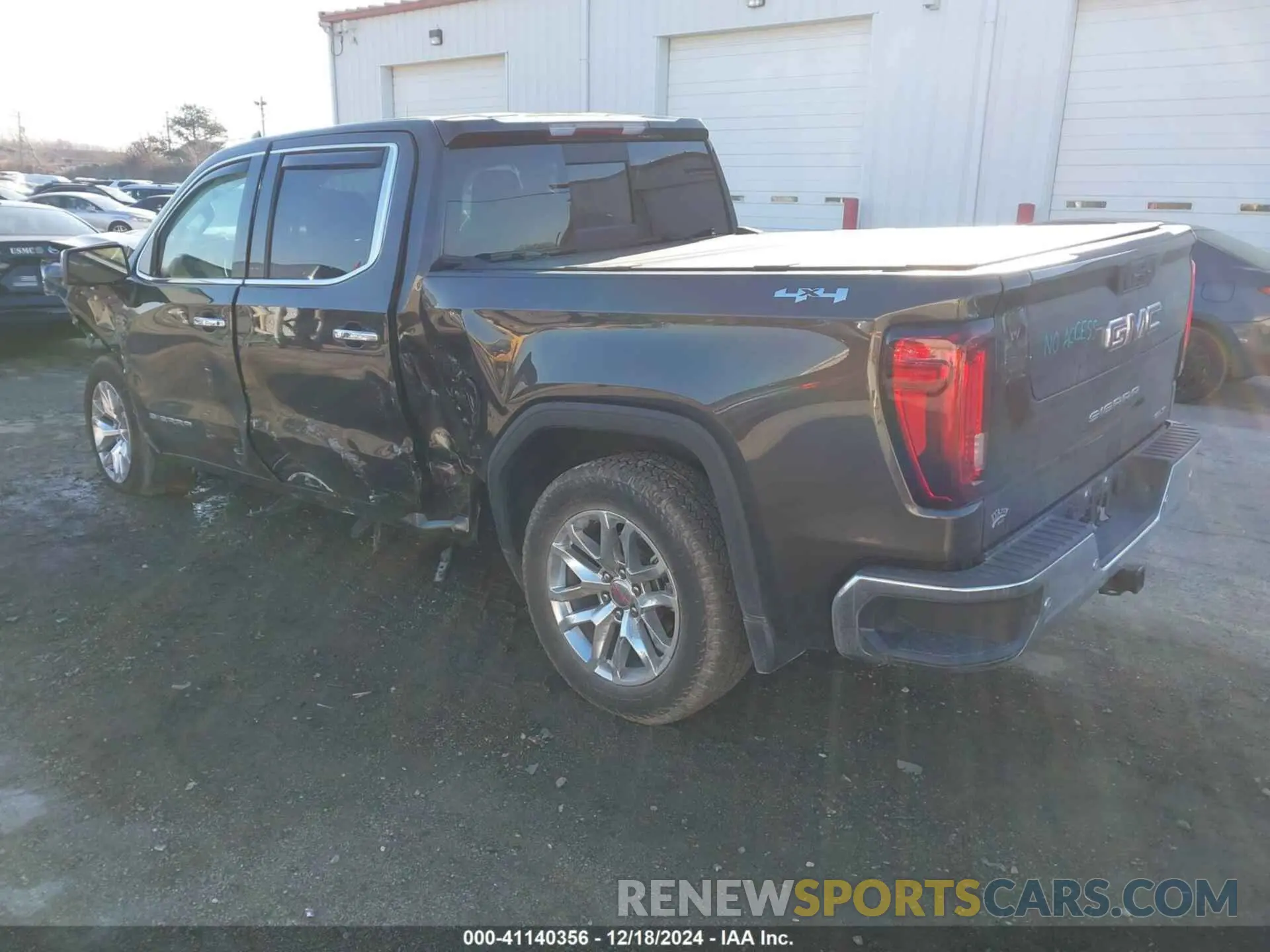 3 Photograph of a damaged car 3GTU9DED9MG176881 GMC SIERRA 1500 2021